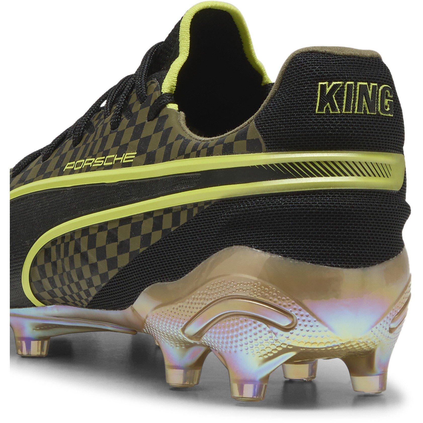 Maslinasto zelena-Pu - Puma - Men's King Ultimate X Porsche Firm Ground Football Boots - 5