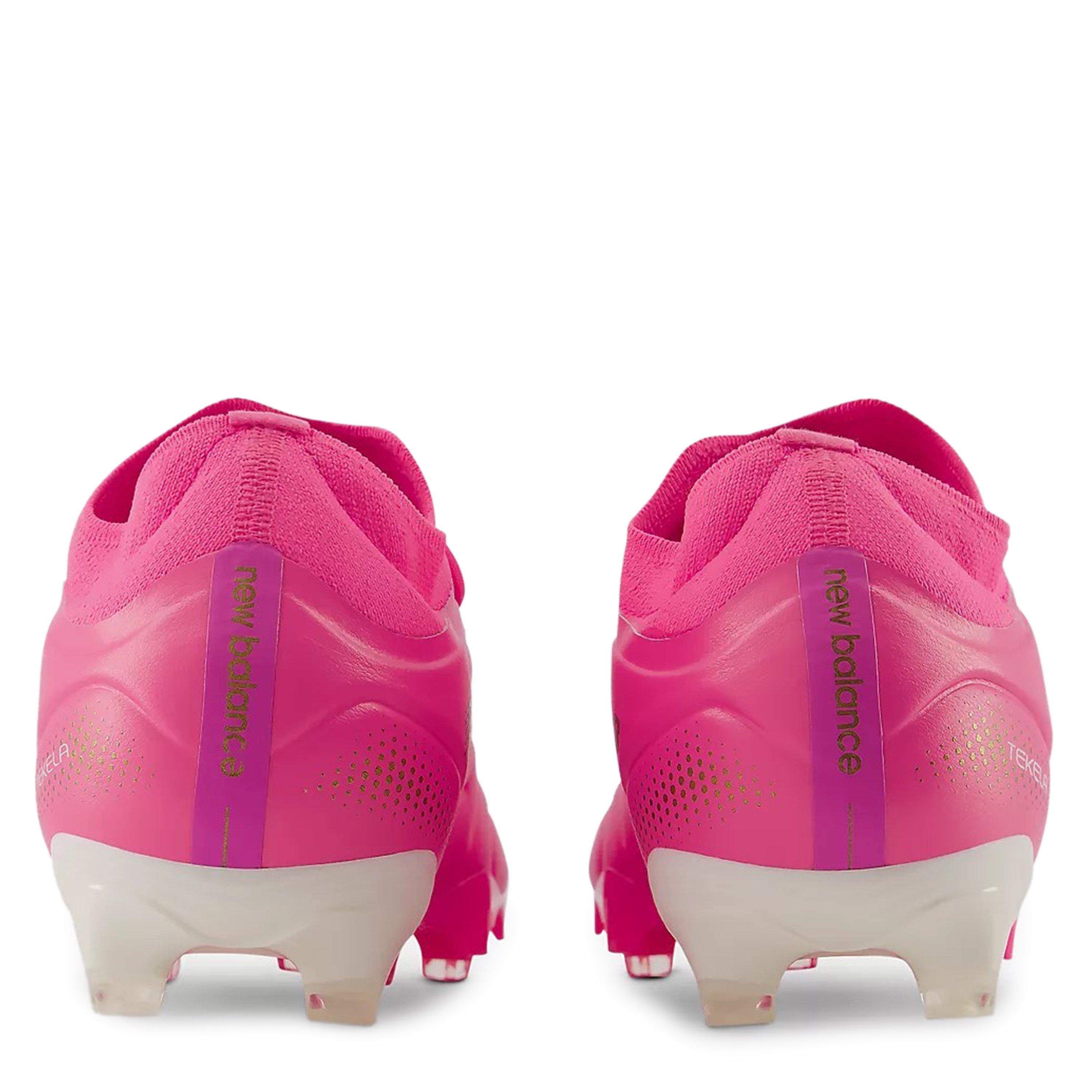 Pink/White - New Balance - Men's Tekela .3 Tekela Firm Ground Football Boots - 3