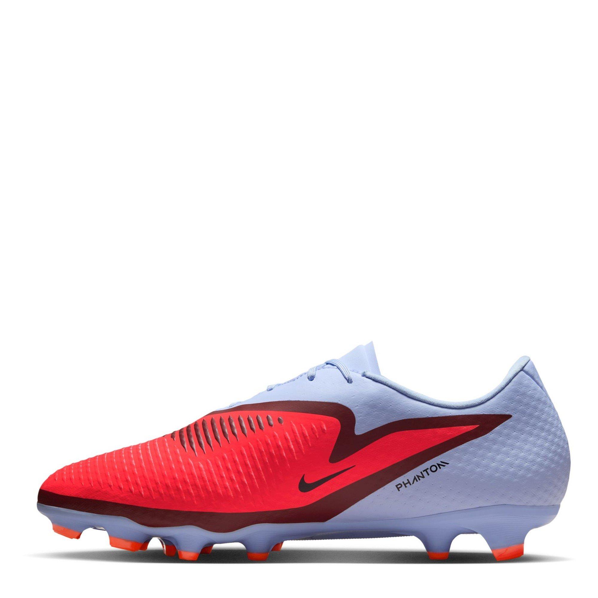 Grey/Red - Nike - Phantom 6 Academy Firm Ground Boots - 2