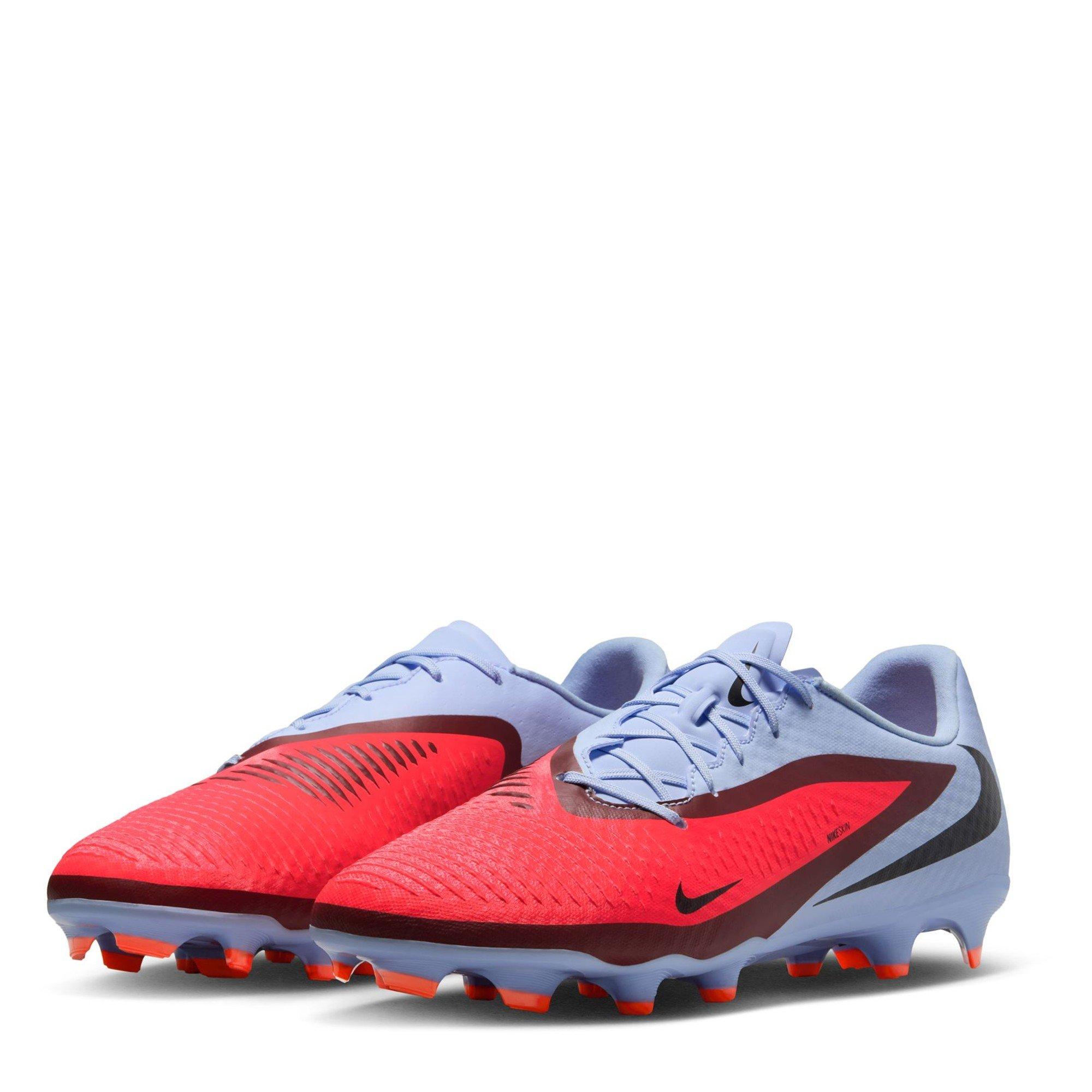 Grey/Red - Nike - Phantom 6 Academy Firm Ground Boots - 4