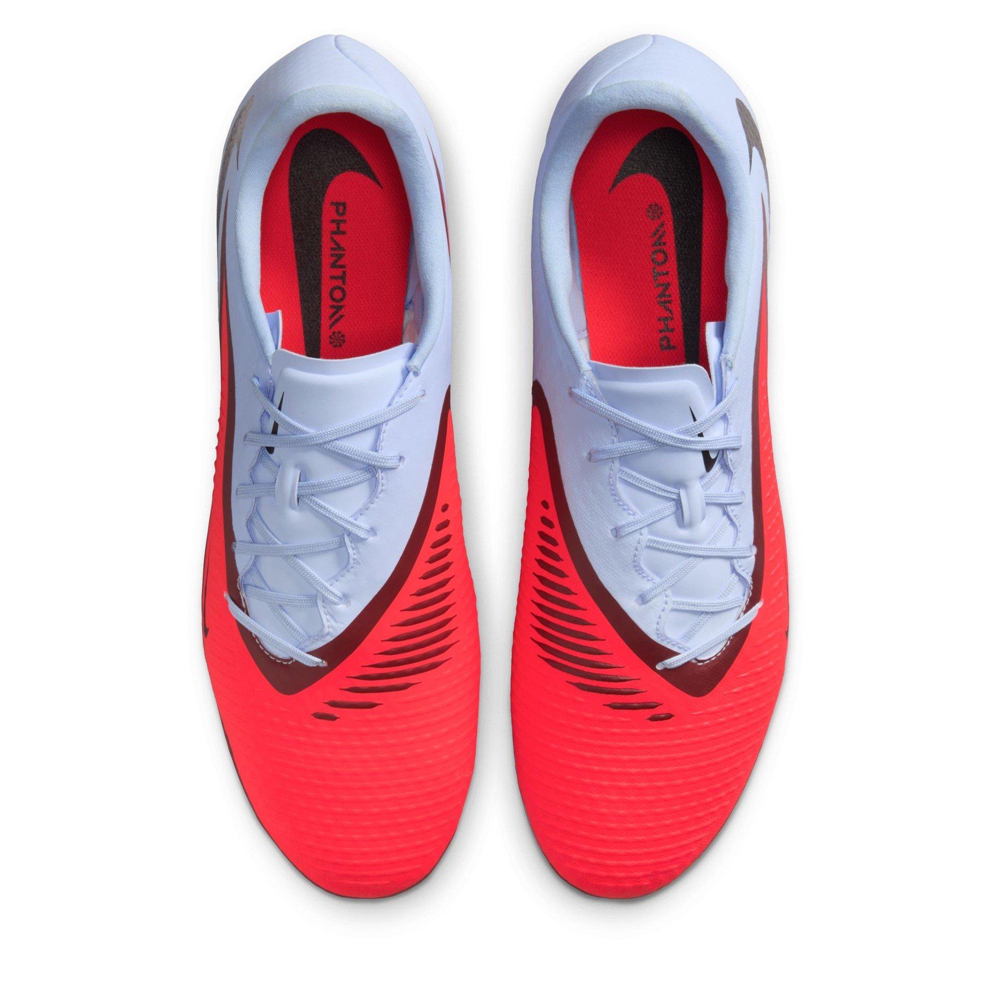Grey/Red - Nike - Phantom 6 Academy Firm Ground Boots - 6