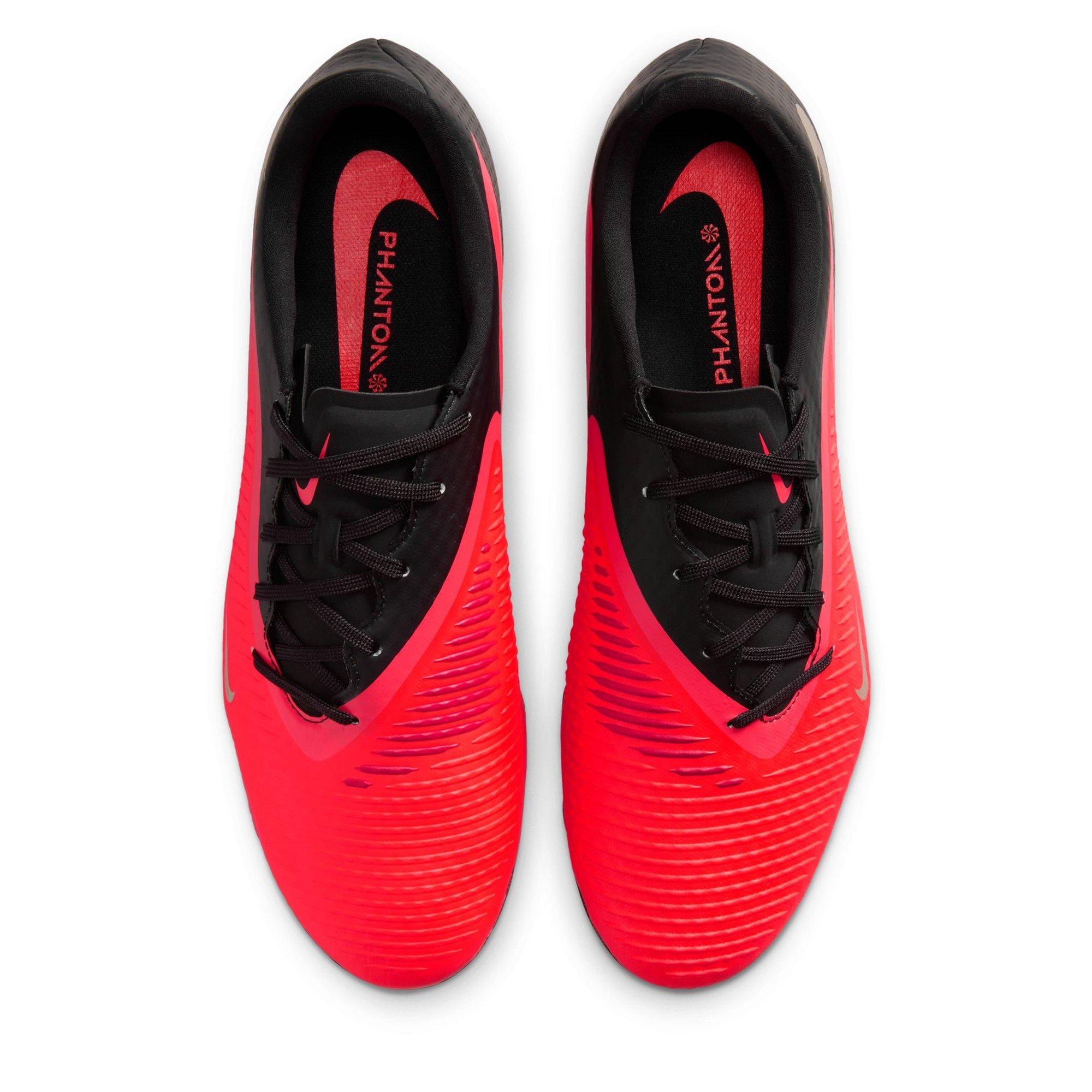 Crimson/Black - Nike - Phantom 6 Academy Firm Ground Boots - 6