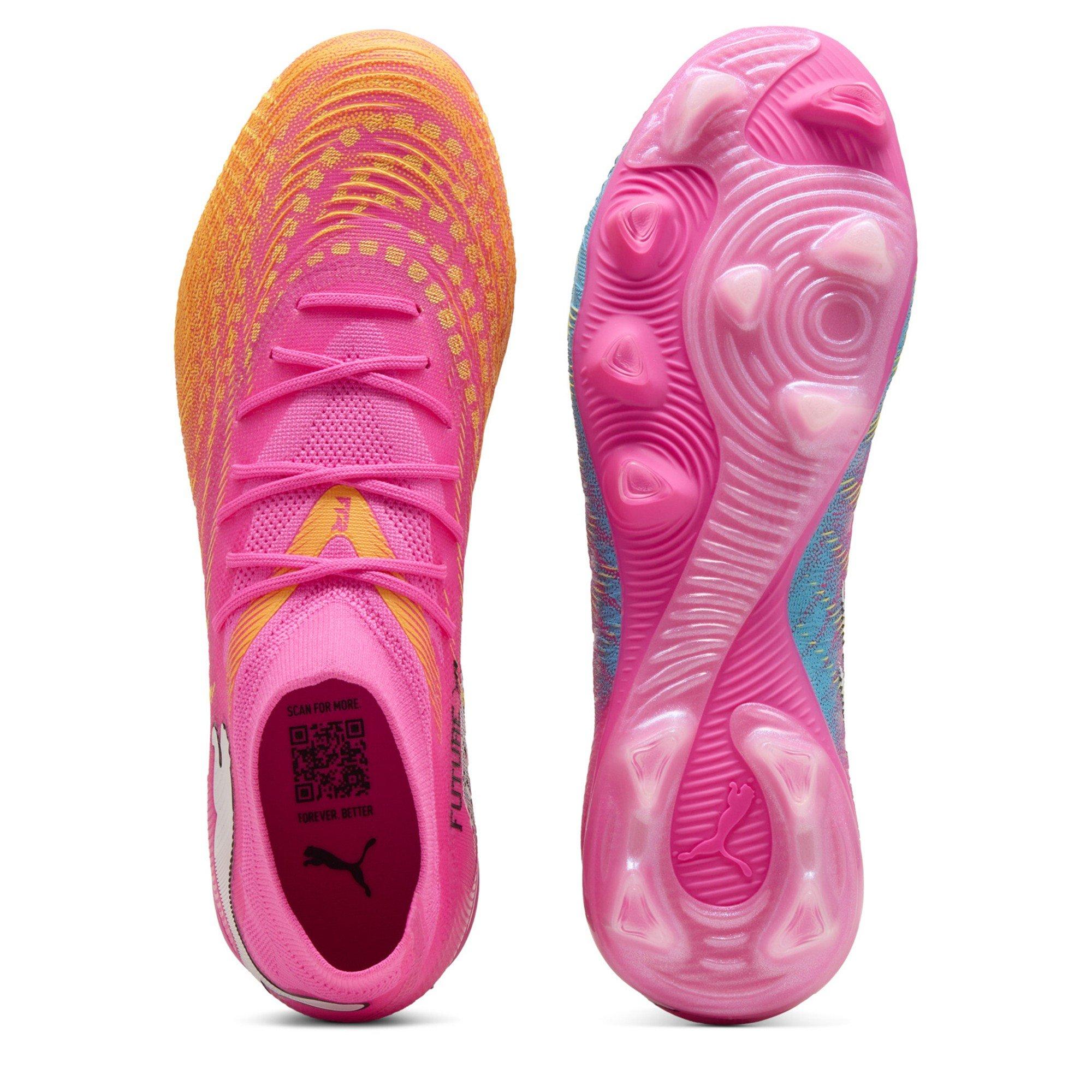 Pink/Aqua/White - Puma - Future Match 9 Firm Ground Football Boots - 3