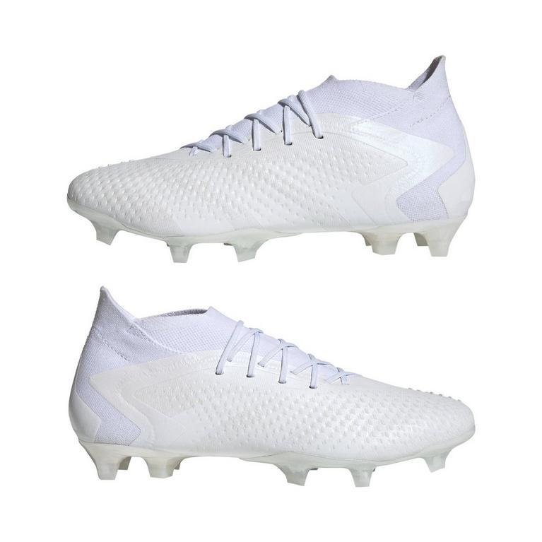 Blanco/Blanco - adidas - Predator .1 Firm Ground Football Boots - 11