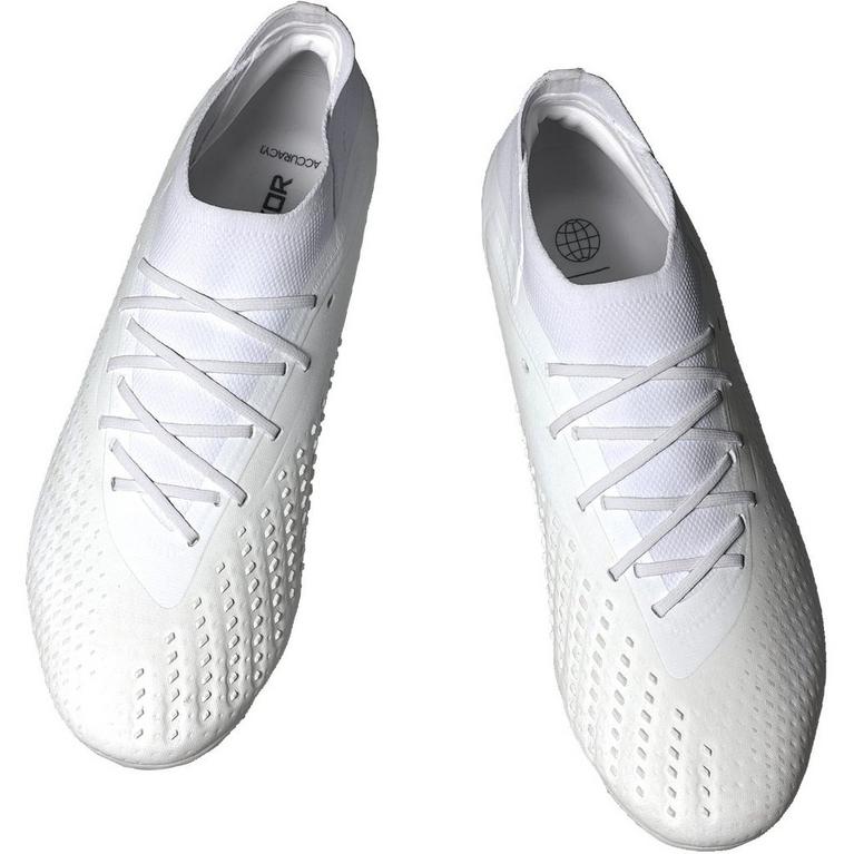 Blanco/Blanco - adidas - Predator .1 Firm Ground Football Boots - 15