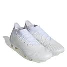 Blanco/Blanco - adidas - Predator .1 Firm Ground Football Boots - 3