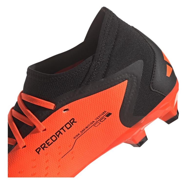 Orange/Schwarz - adidas - Predator Accuracy.3 Firm Ground Football Boots - 4