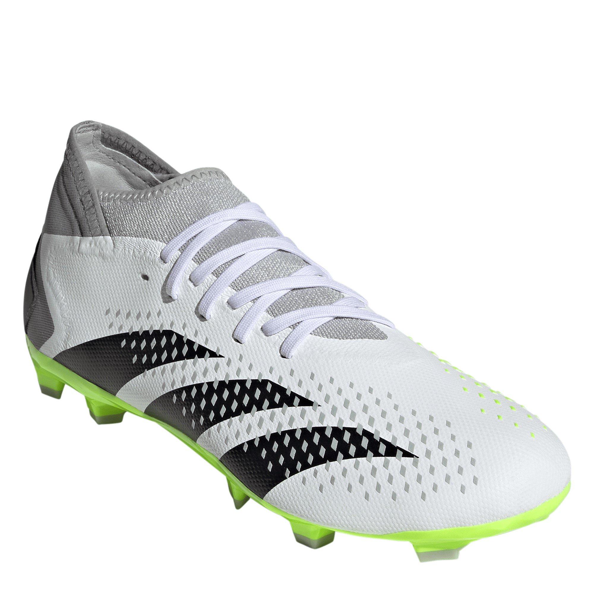 Branco/Preto/Limão - adidas - Predator Accuracy.3 Firm Ground Football Boots - 3