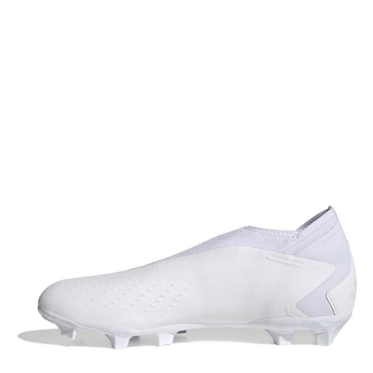 Weiß/Weiß - adidas - Predator Accuracy.3 Laceless Firm Ground Football Boots - 2