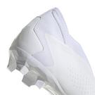 Weiß/Weiß - adidas - Predator Accuracy.3 Laceless Firm Ground Football Boots - 8