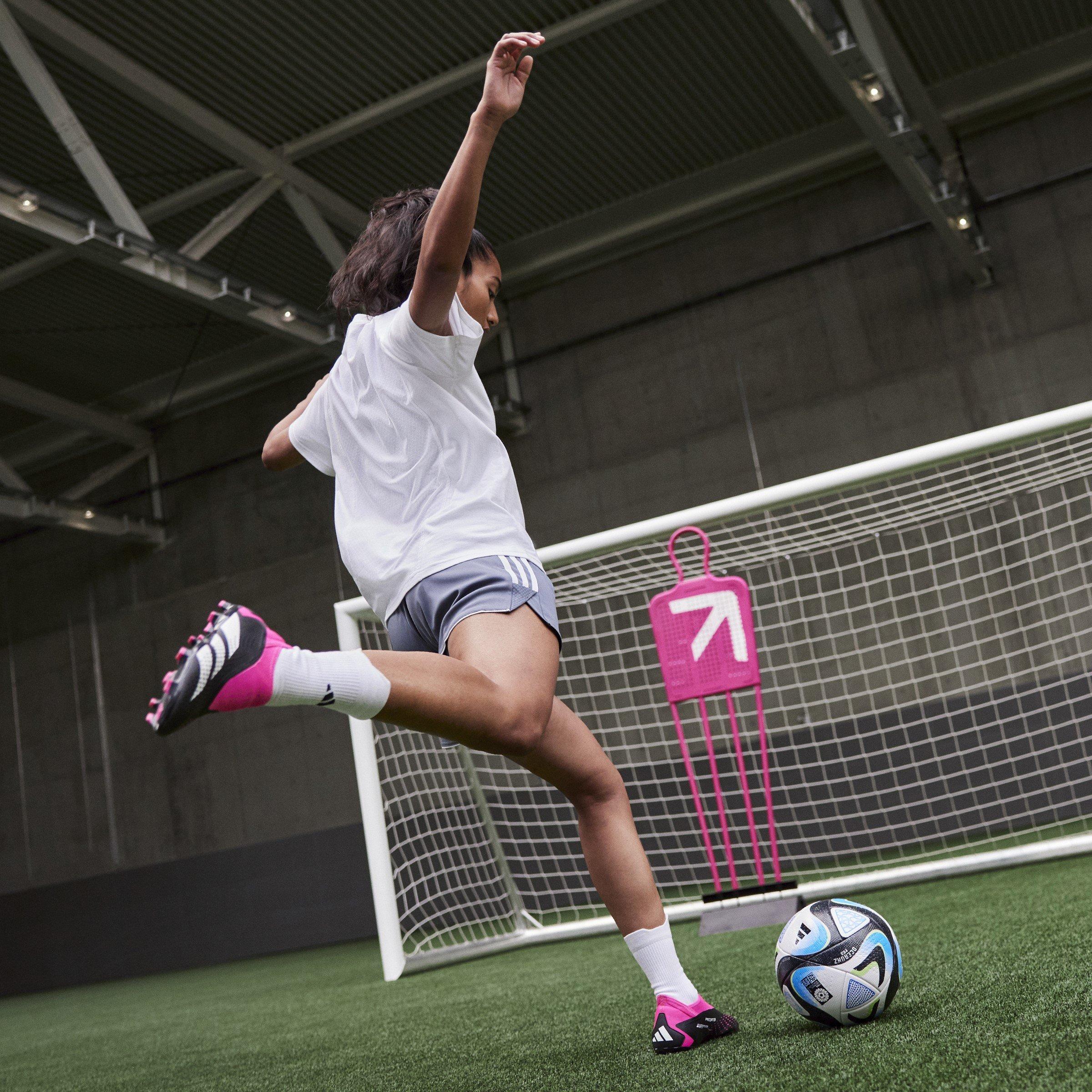 Zwart/Wit/Roze - adidas - Predator Accuracy.3 Laceless Firm Ground Football Boots - 16