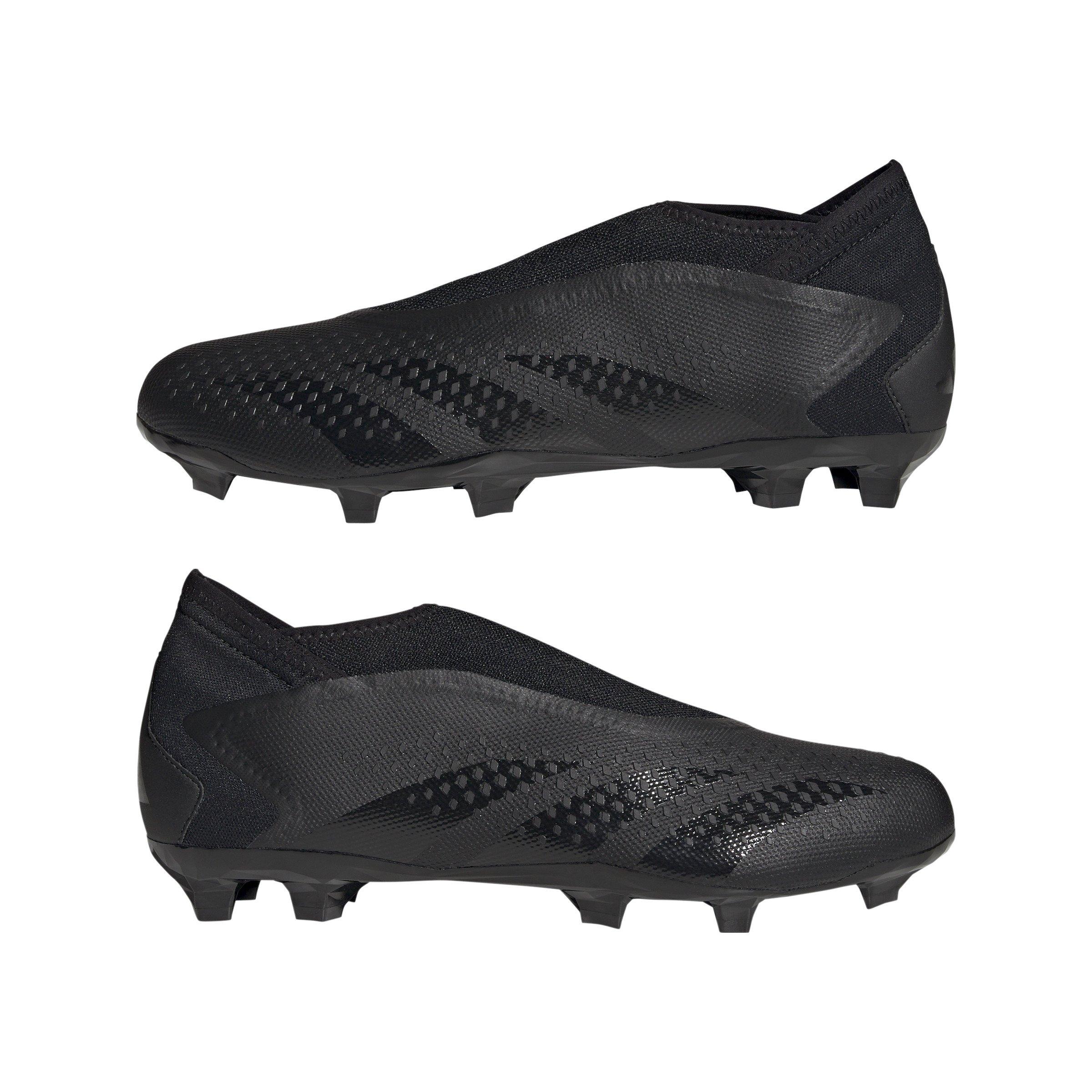 Preto/Preto - adidas - Predator Accuracy.3 Laceless Firm Ground Football Boots - 9