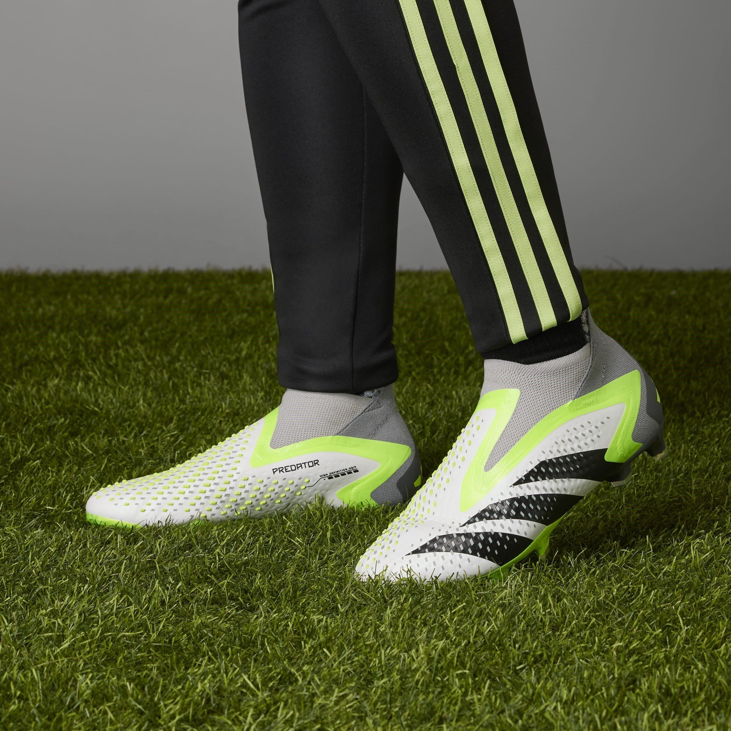 Wht/Blk/Lemon - adidas - Predator Accuracy+ Firm Ground Football Boots - 12