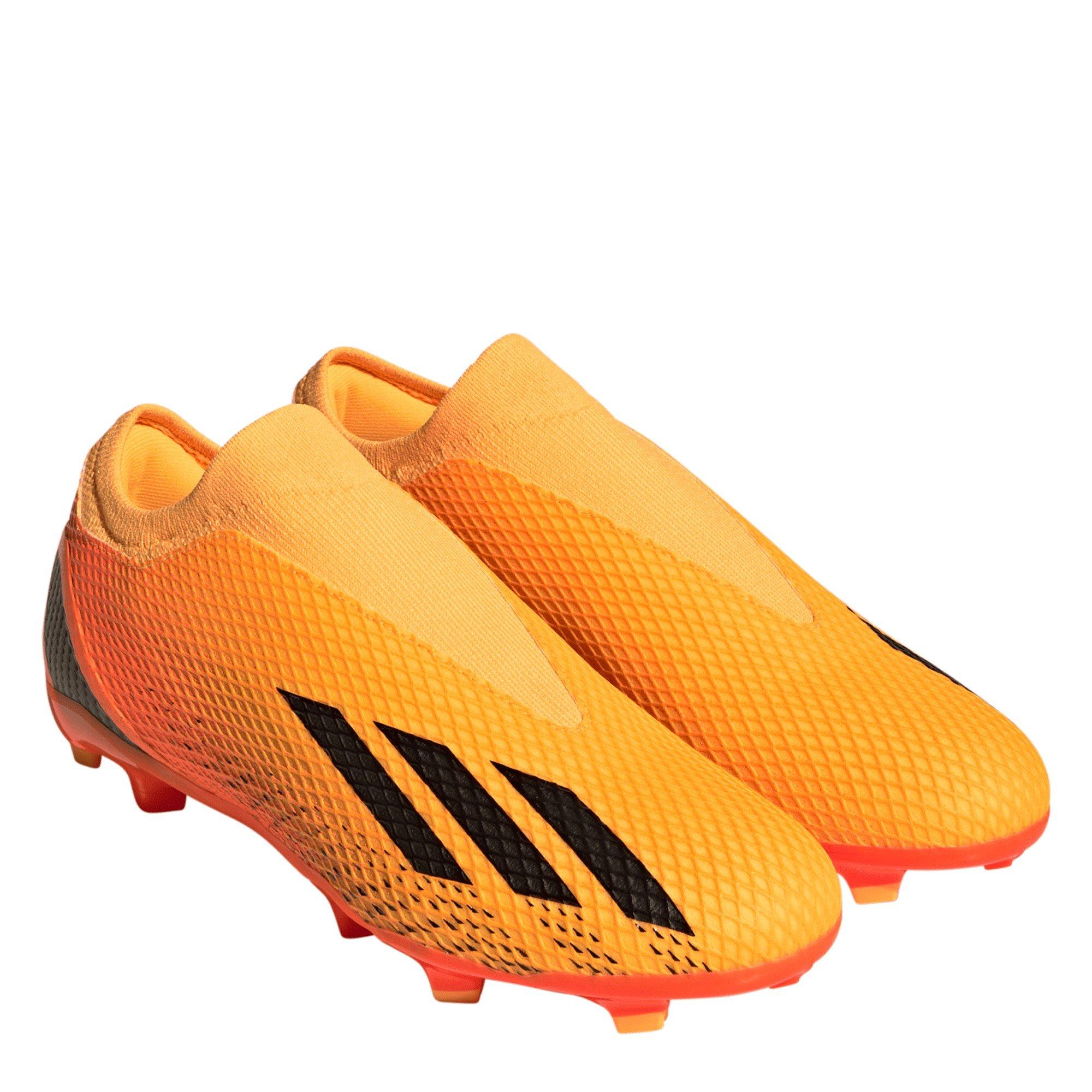 Orange/Sort - adidas - X .3 Firm Ground Football Boots - 3