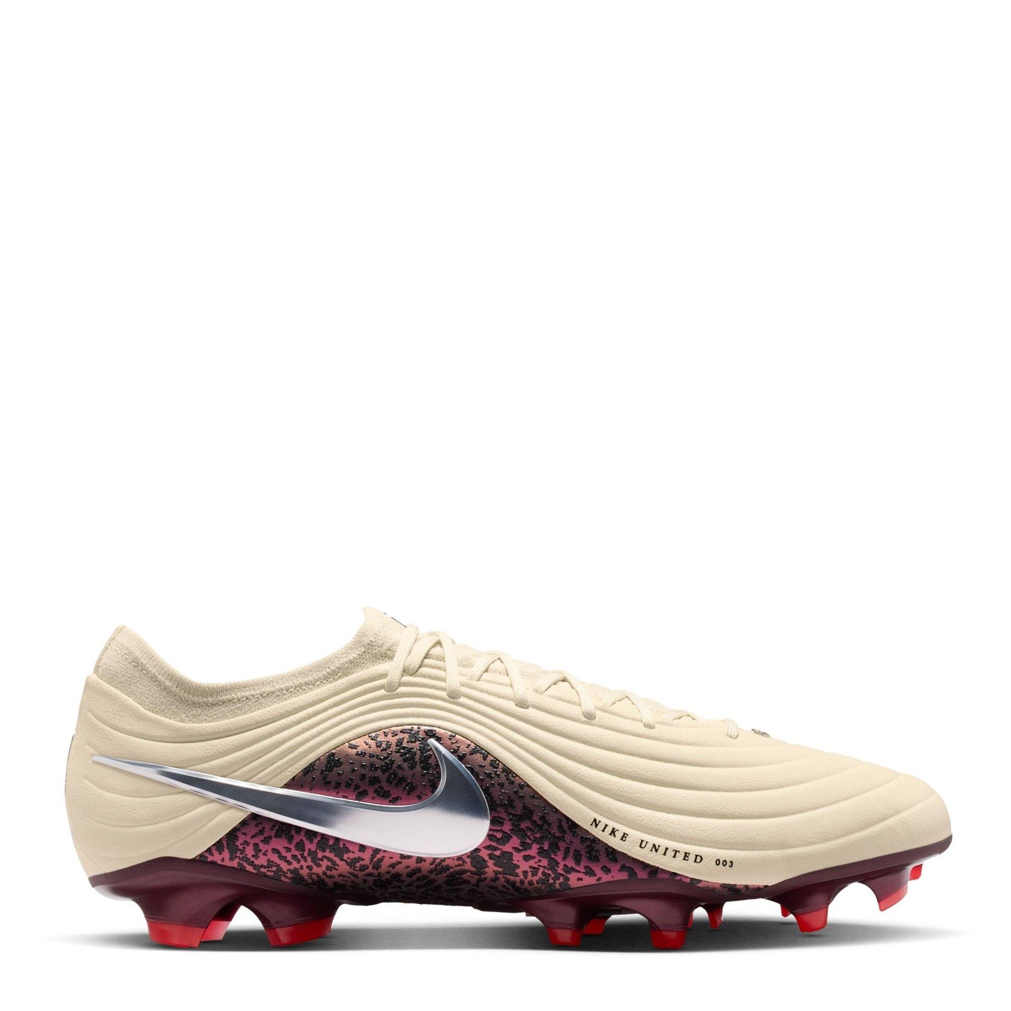 Nike Men's Tiempo Maestro Elite Firm Ground Football Boots - Burgundy/Print - 9 (44)