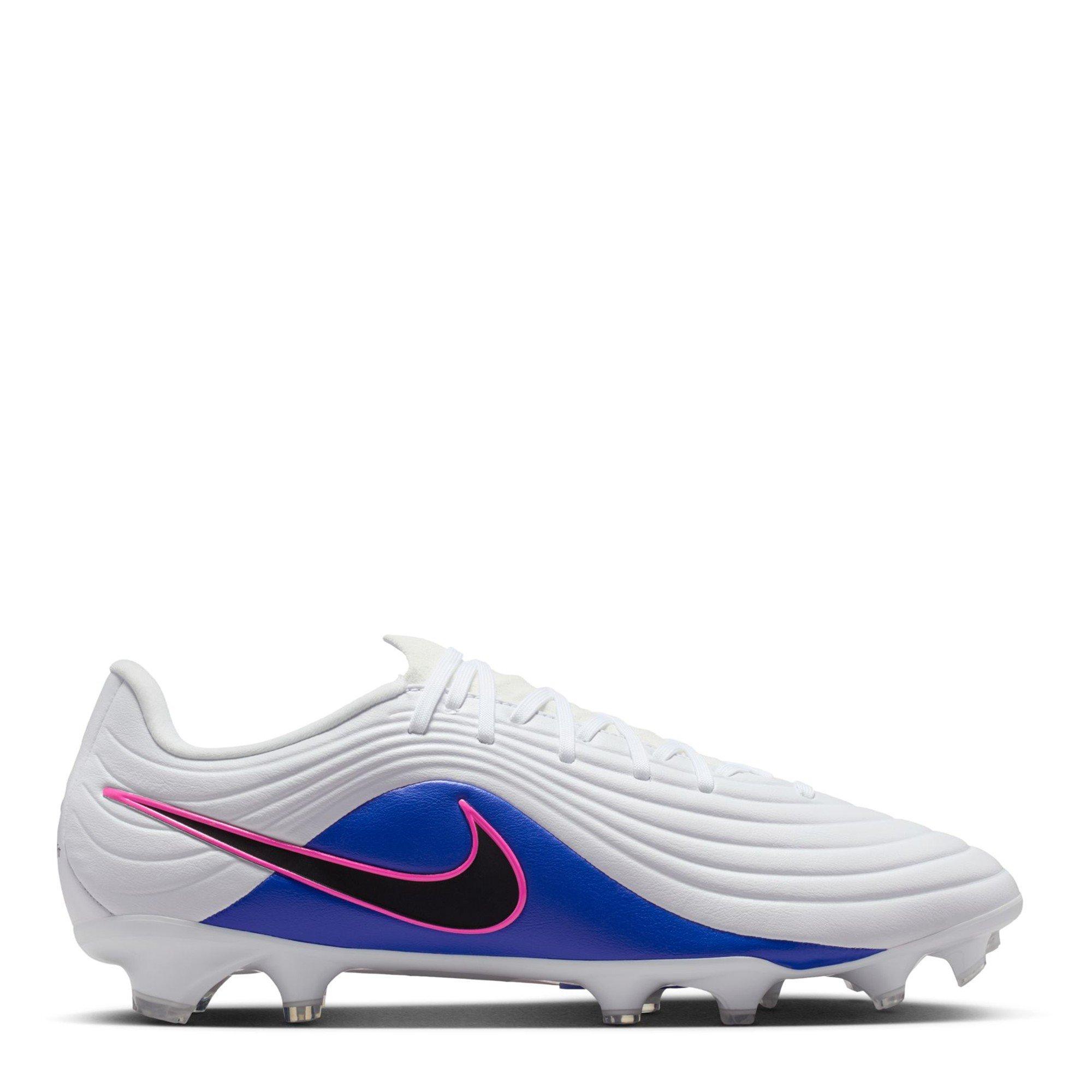 Nike Men's Tiempo Academy Adults Firm Ground Football Boots - Blue/Wht/Pink - 11 (46)