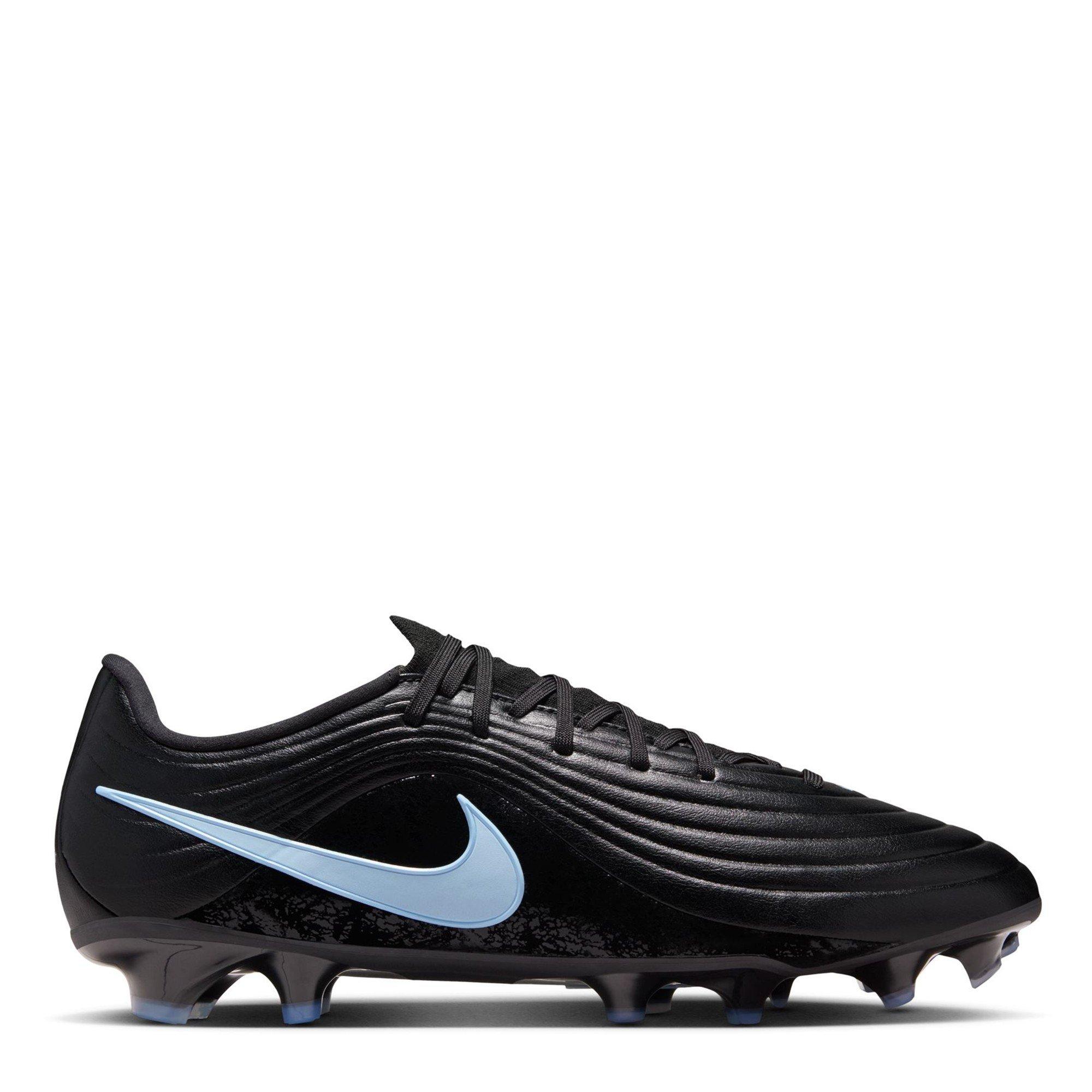 Nike Men's Tiempo Academy Adults Firm Ground Football Boots - Black/Blue - 11 (46)