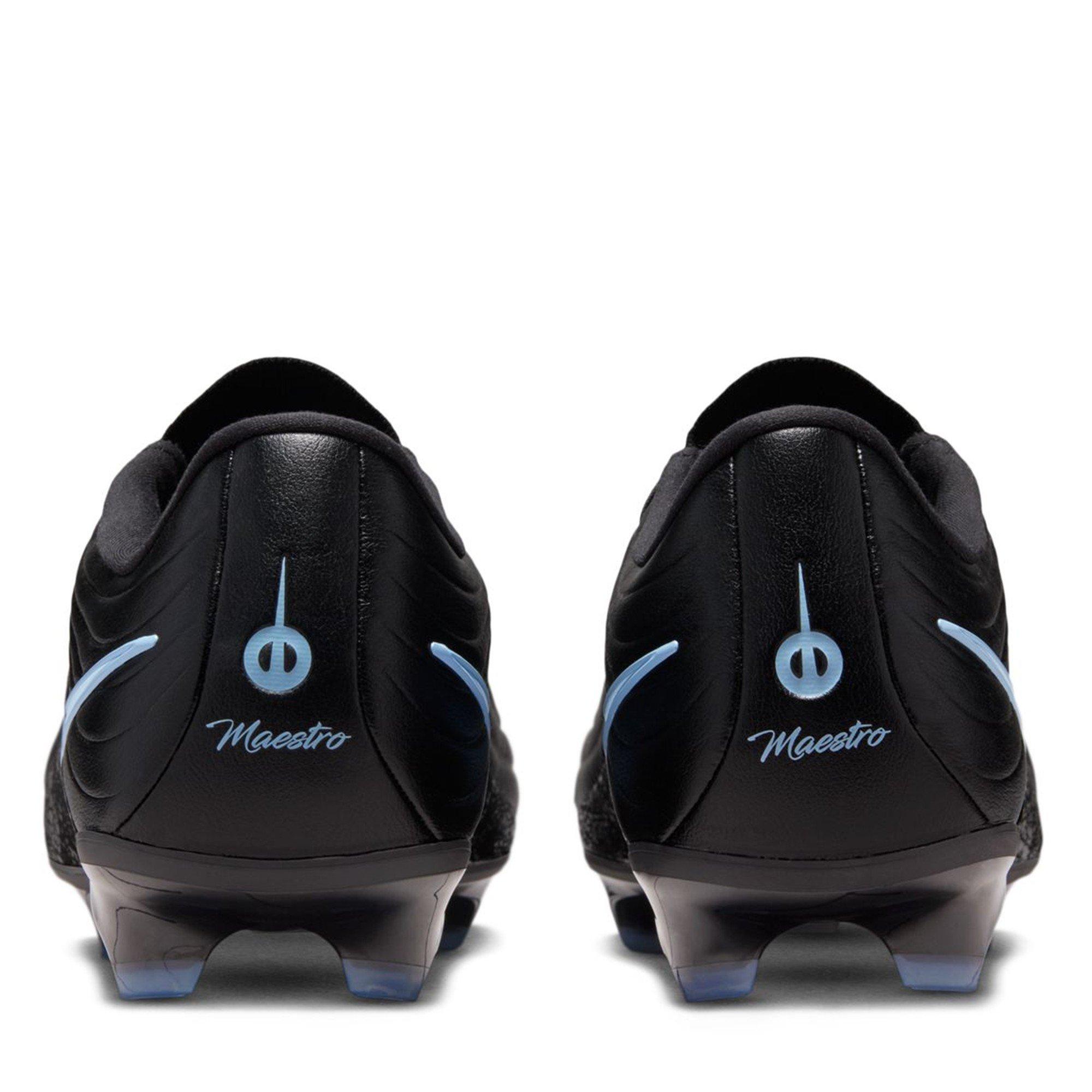 Schwarz/Blau - Nike - Tiempo Academy Adults Firm Ground Football Boots - 5