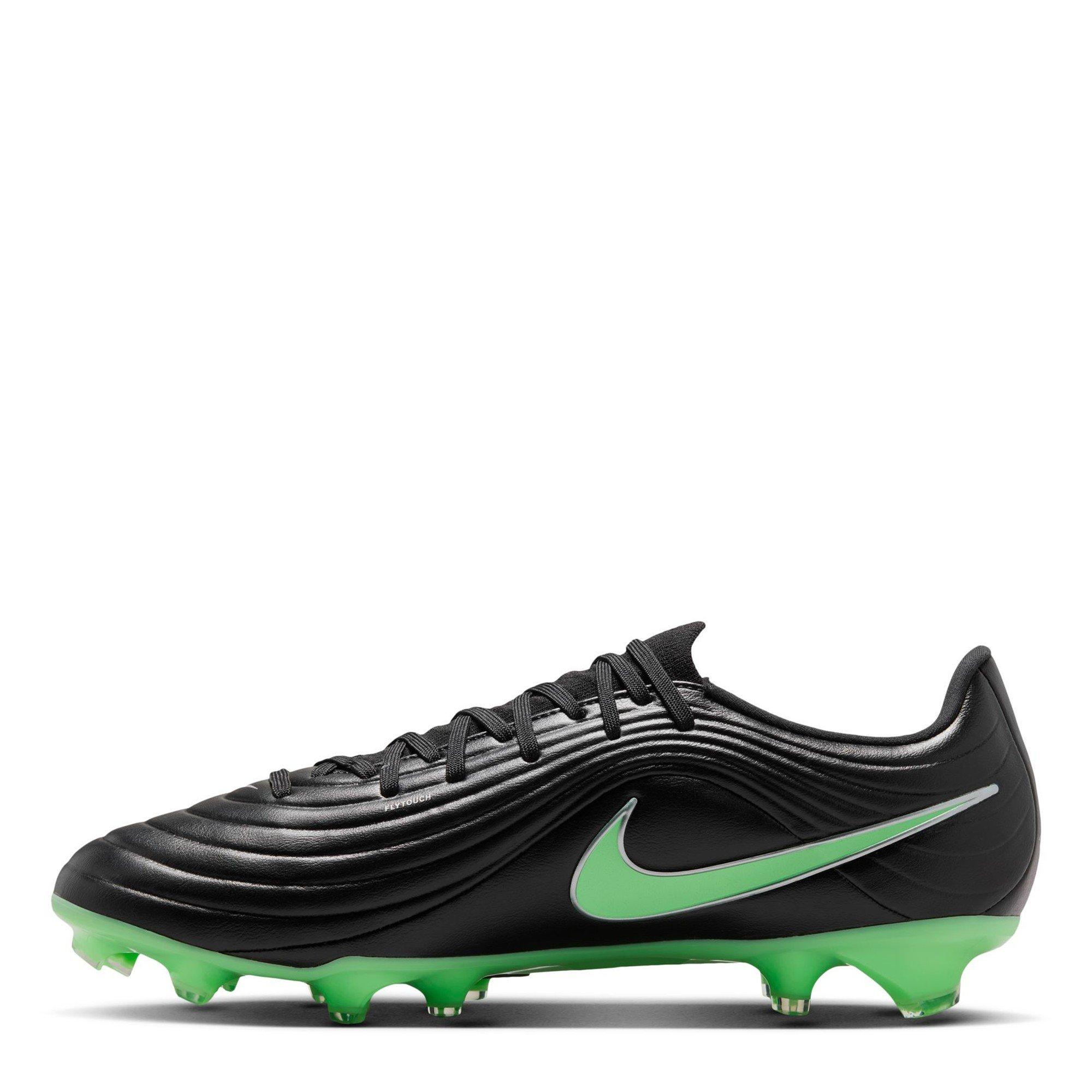 Black/Green - Nike - Tiempo Academy Adults Firm Ground Football Boots - 2