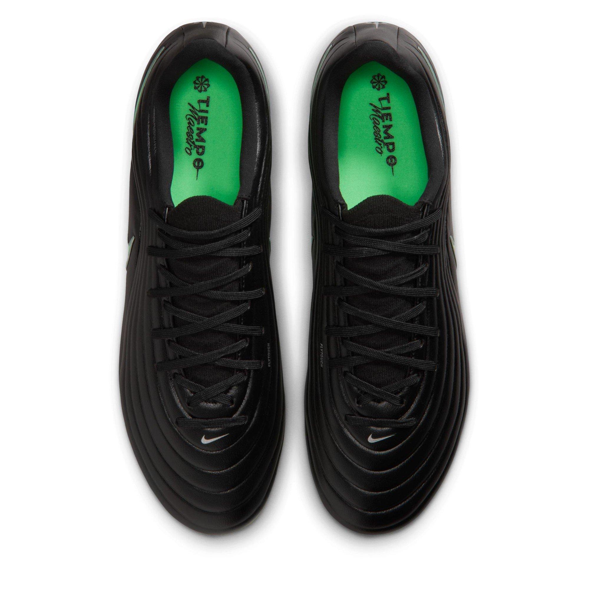 Black/Green - Nike - Tiempo Academy Adults Firm Ground Football Boots - 6