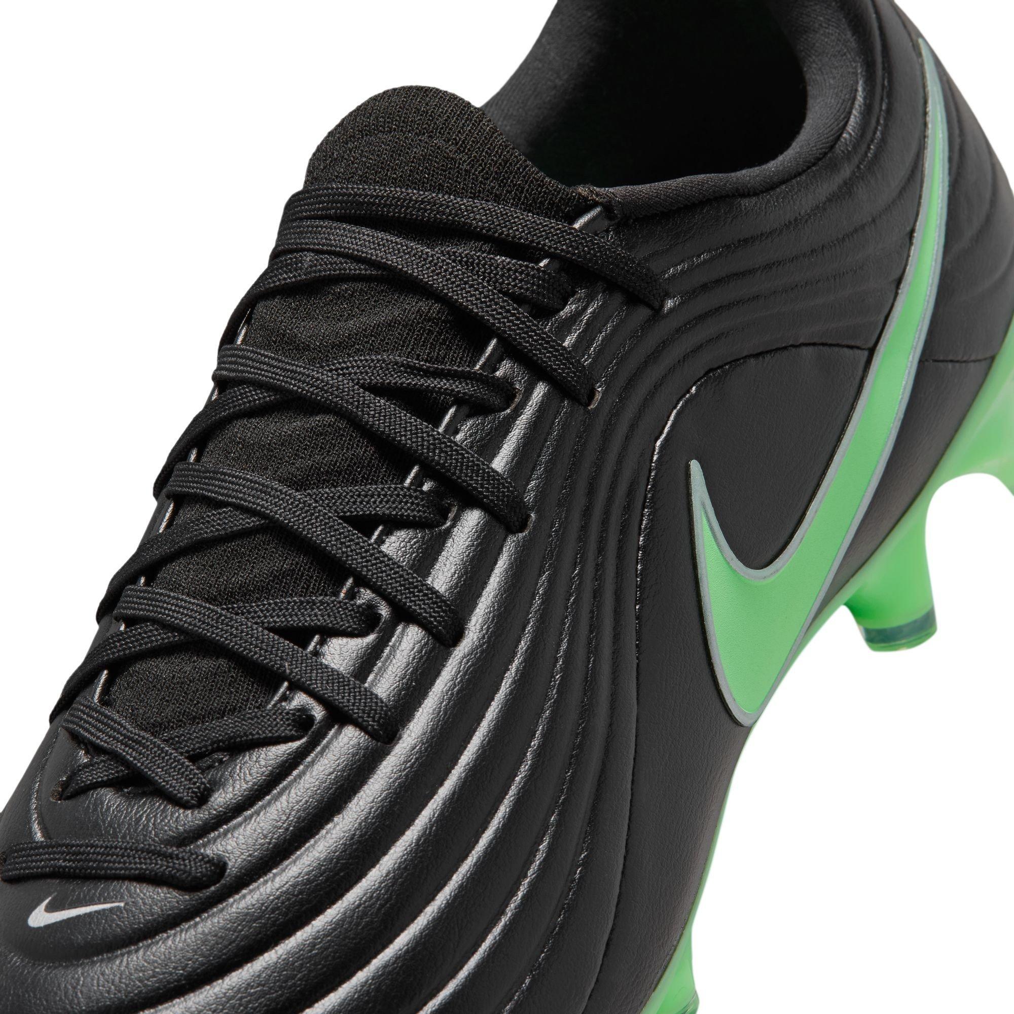 Black/Green - Nike - Tiempo Academy Adults Firm Ground Football Boots - 7