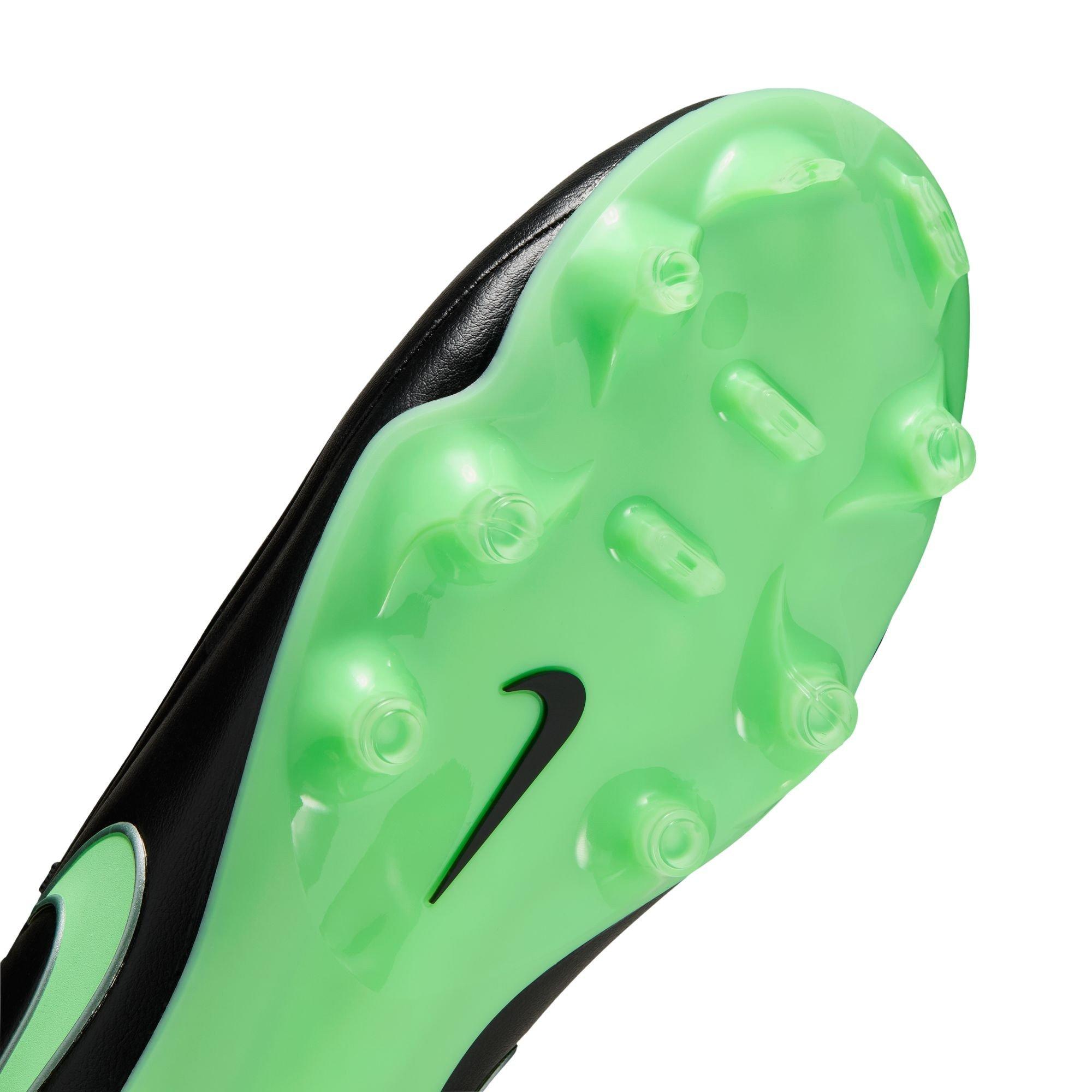 Black/Green - Nike - Tiempo Academy Adults Firm Ground Football Boots - 9