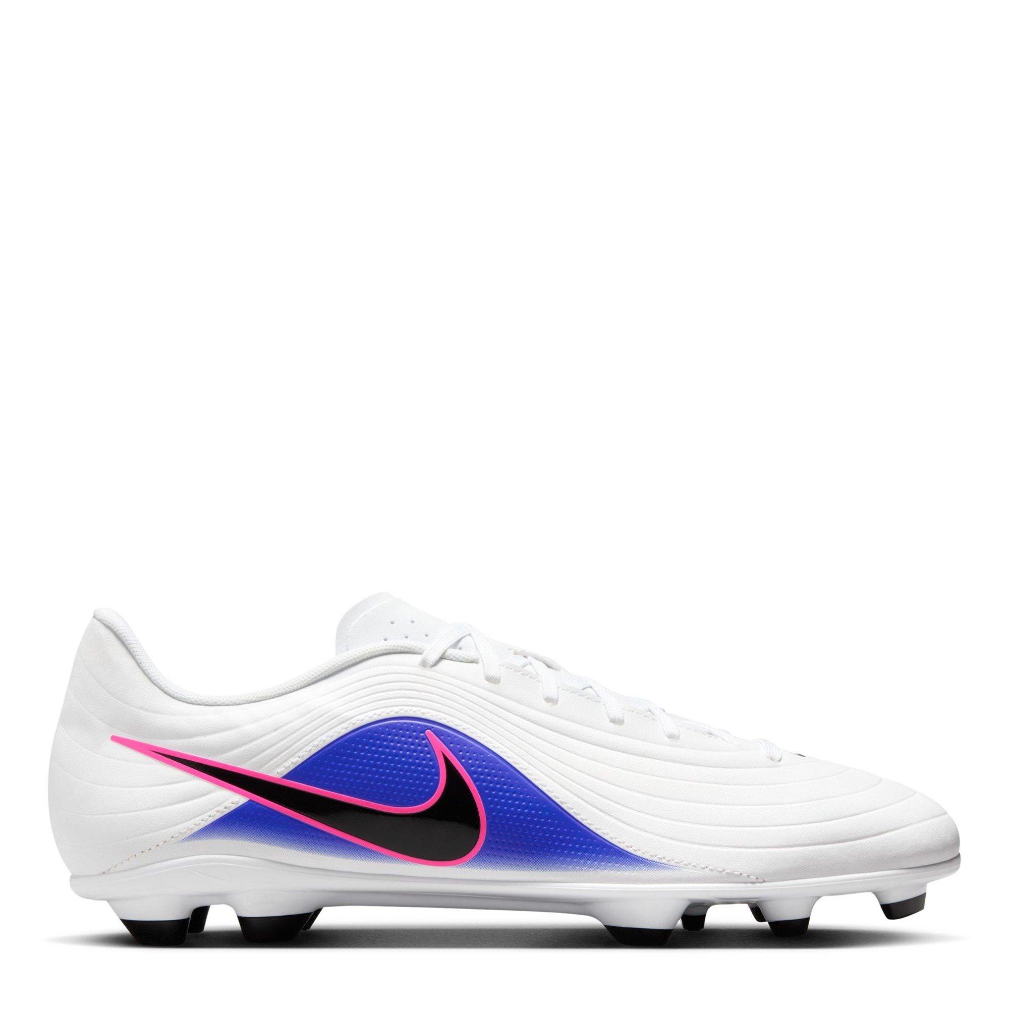 Nike Men's Tiempo Maestro Club Firm Ground Football Boots - Blue/Wht/Pink - 9.5 (44.5)
