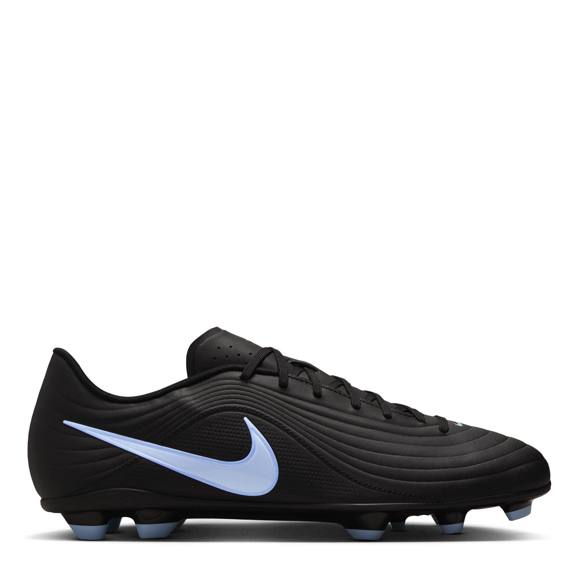 Nike Men's Tiempo Maestro Club Firm Ground Football Boots - Black/Blue - 9.5 (44.5)