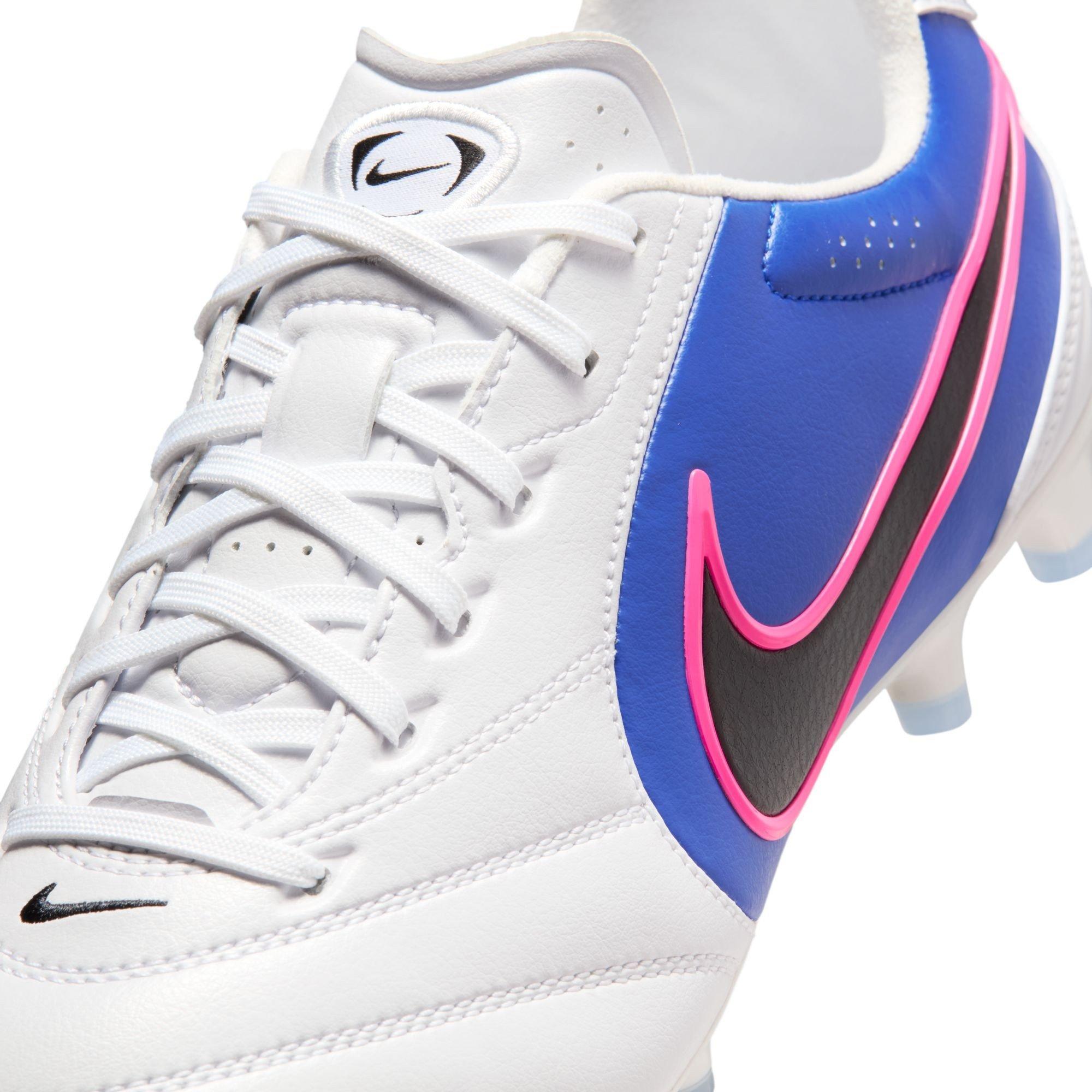 Blue/Wht/Pink - Nike - Mens Nike Tiempo Ligera Pro Firm Ground Football Boots - 7