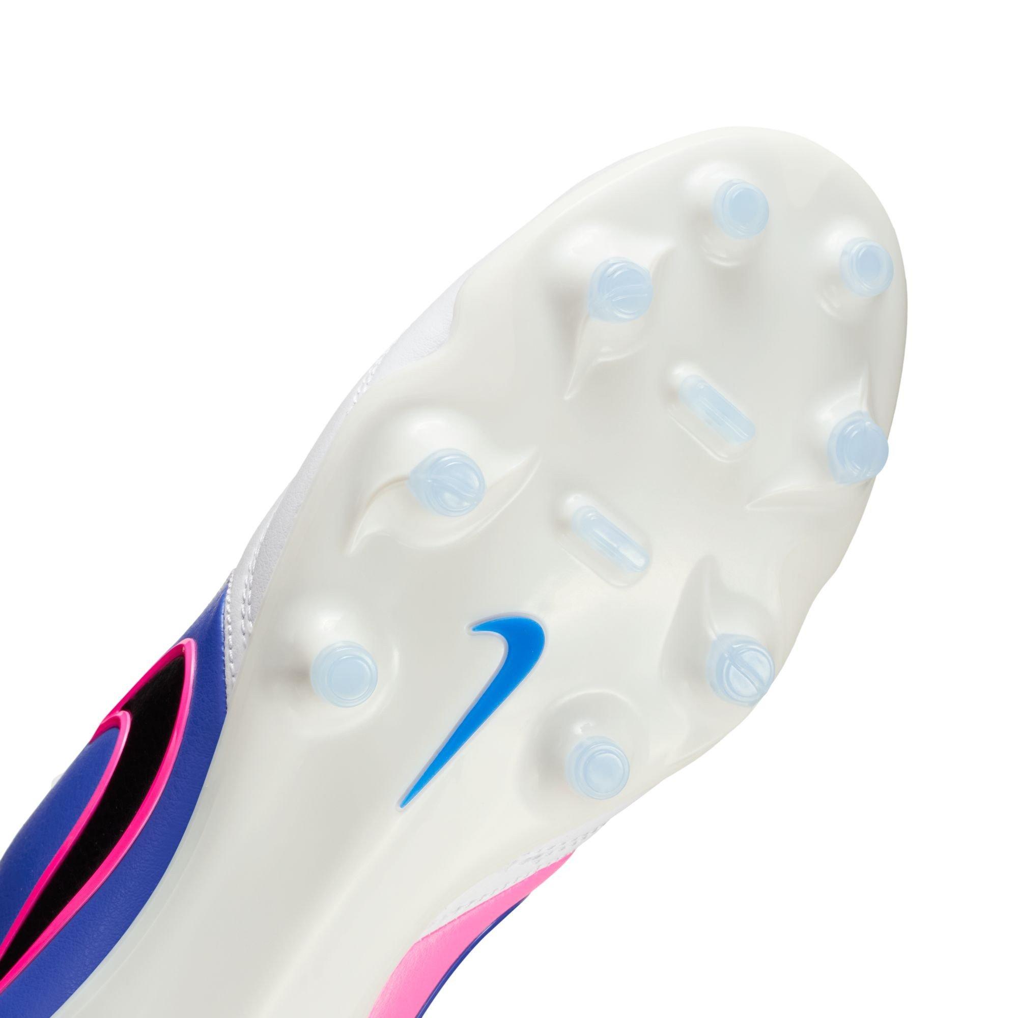 Blue/Wht/Pink - Nike - Mens Nike Tiempo Ligera Pro Firm Ground Football Boots - 9