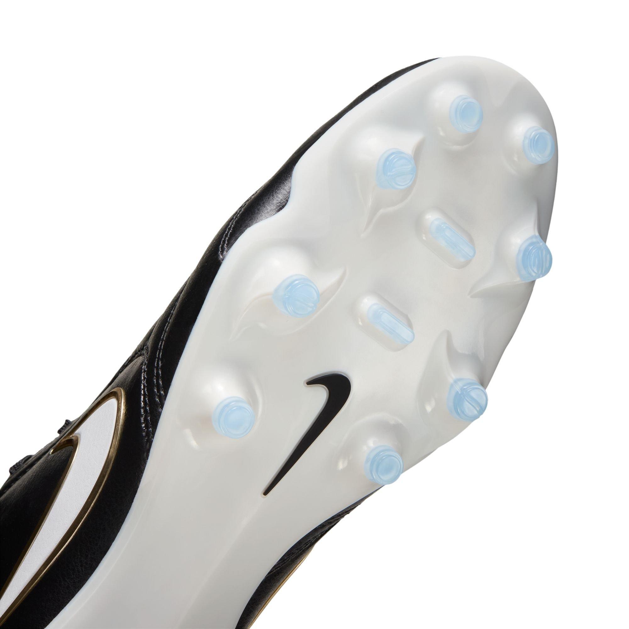 Blk/Wht/Gold - Nike - Mens Nike Tiempo Ligera Pro Firm Ground Football Boots - 9