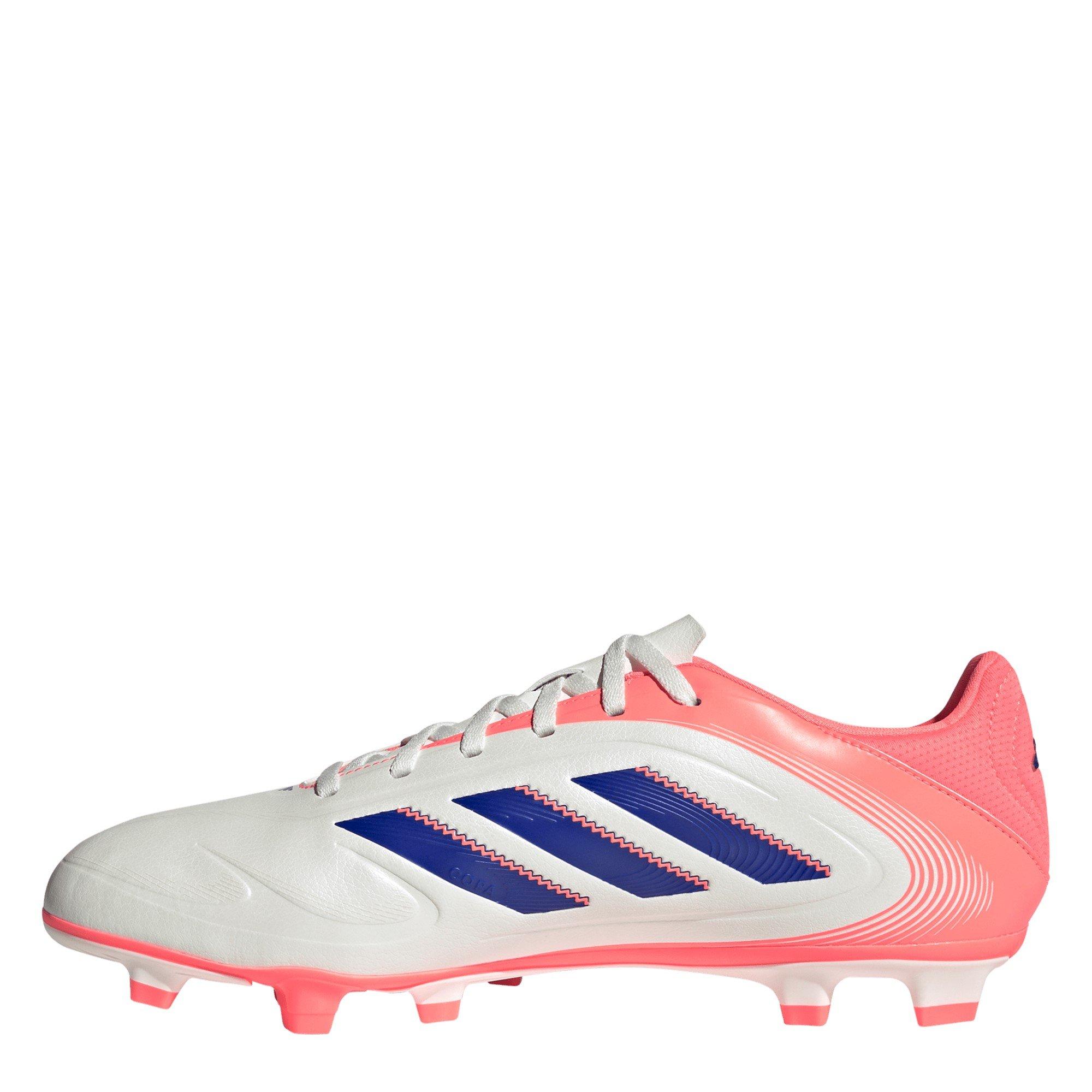 Wht/Blue/Coral - adidas - Copa Pure 3 Club Firm Ground Football Boots - 2