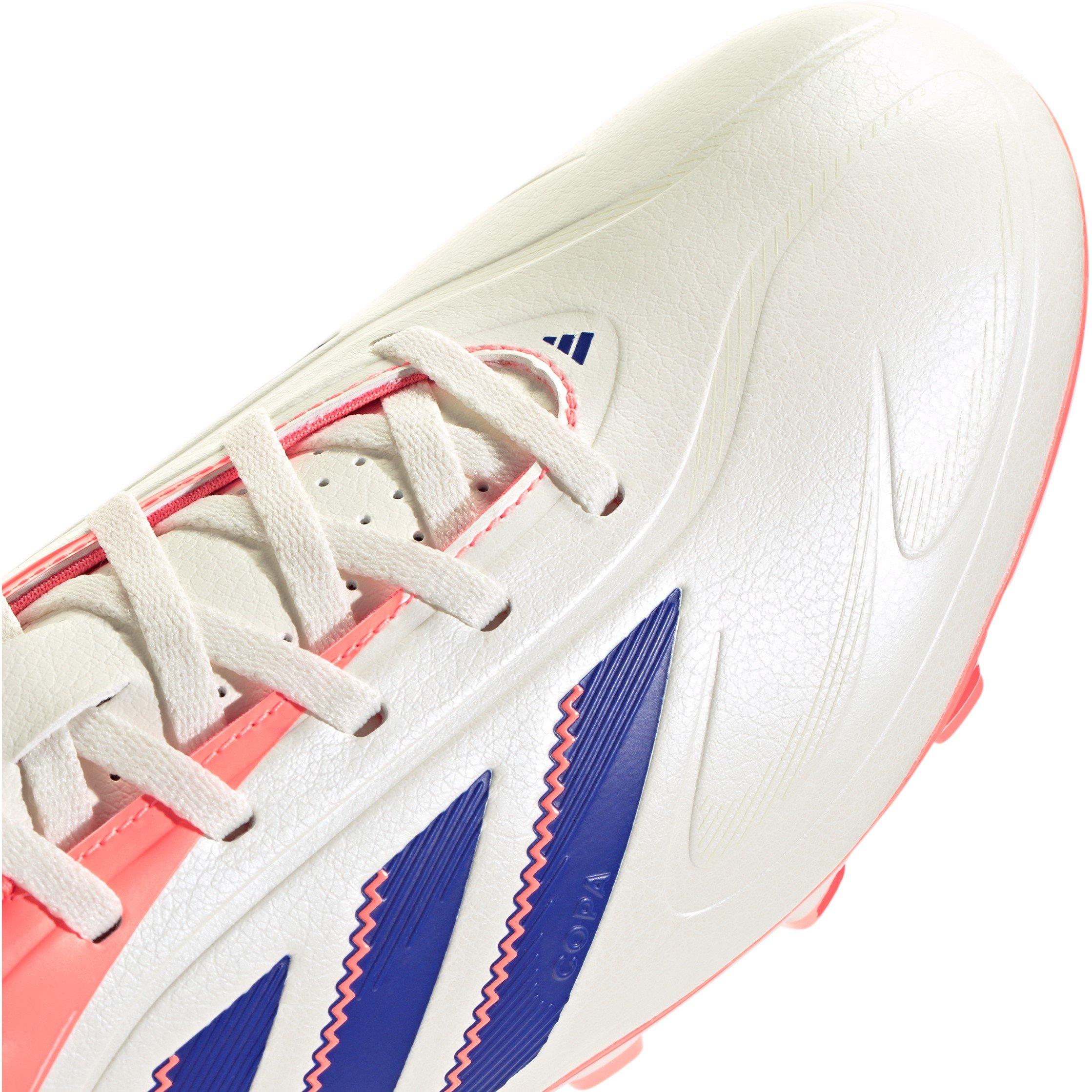 Wht/Blue/Coral - adidas - Copa Pure 3 Club Firm Ground Football Boots - 8