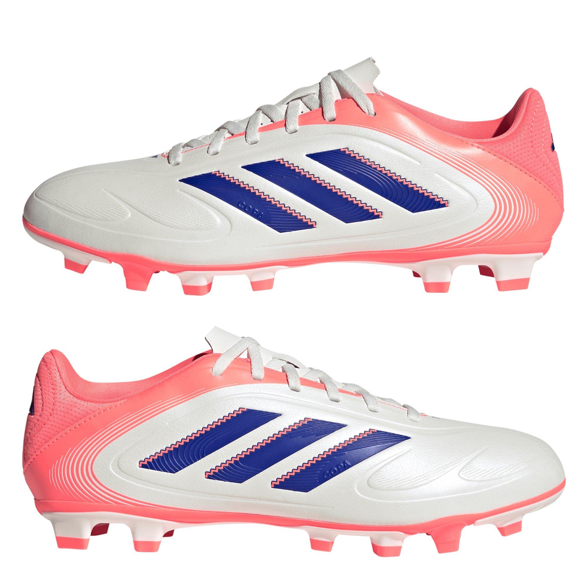 Wht/Blue/Coral - adidas - Copa Pure 3 Club Firm Ground Football Boots - 9