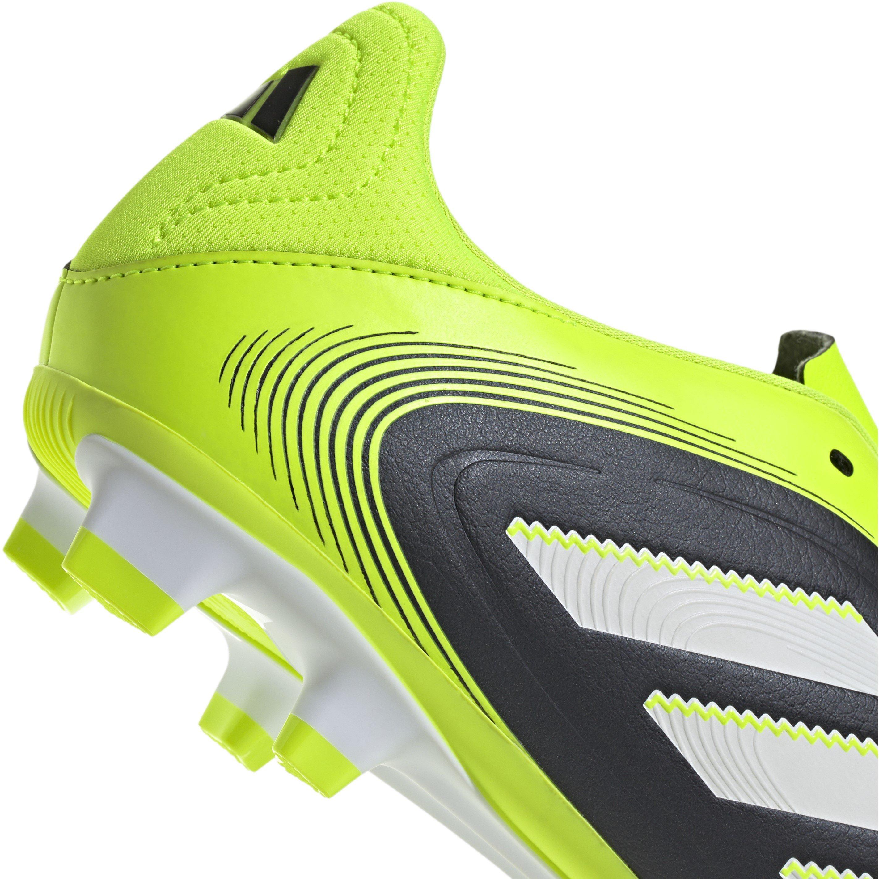 Blk/Wht/Lemon - adidas - Copa Pure 3 Club Firm Ground Football Boots - 8