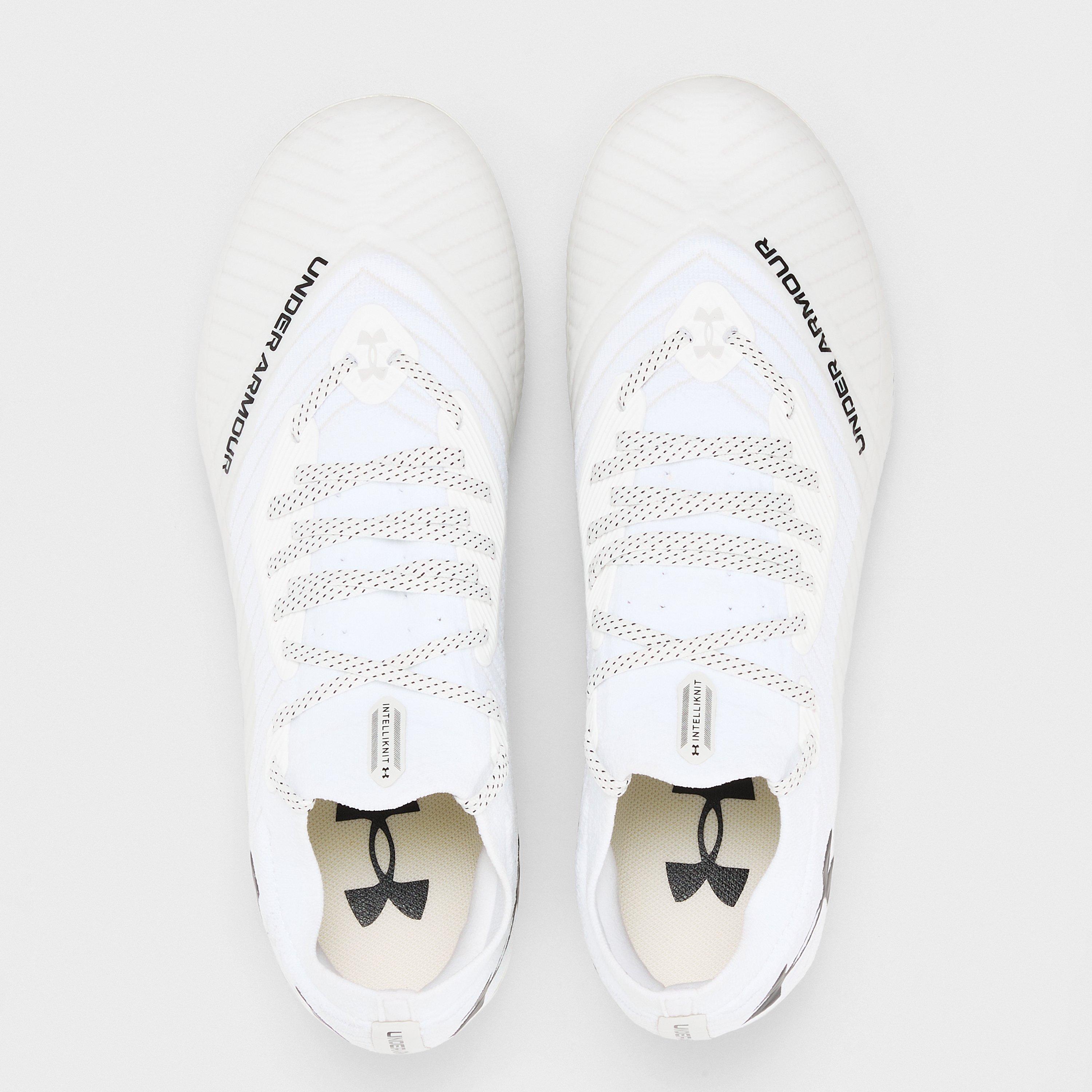 White - Under Armour - Firm Ground Football Boot - 4