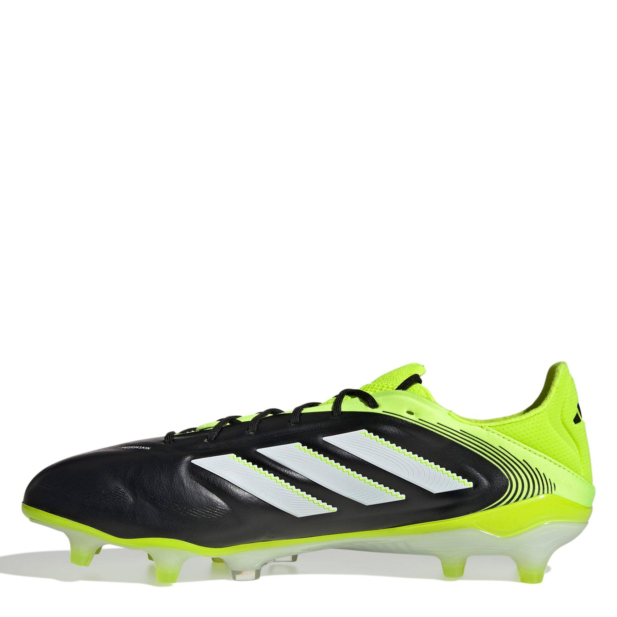 CBlk/Wht/Lemon - adidas - Copa Pure 3 Elite Adults Firm Ground Football Boots - 2