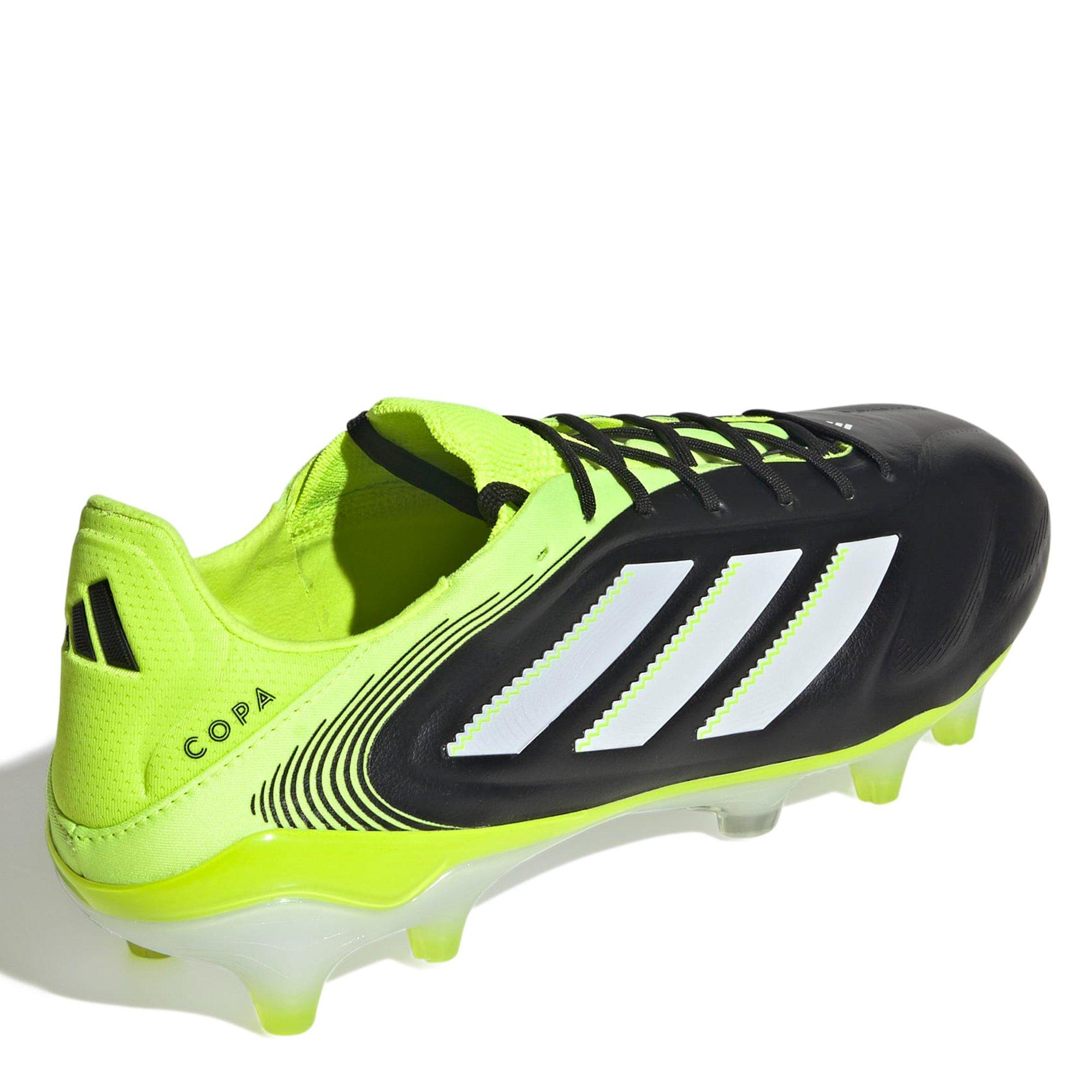 CBlk/Wht/Lemon - adidas - Copa Pure 3 Elite Adults Firm Ground Football Boots - 6