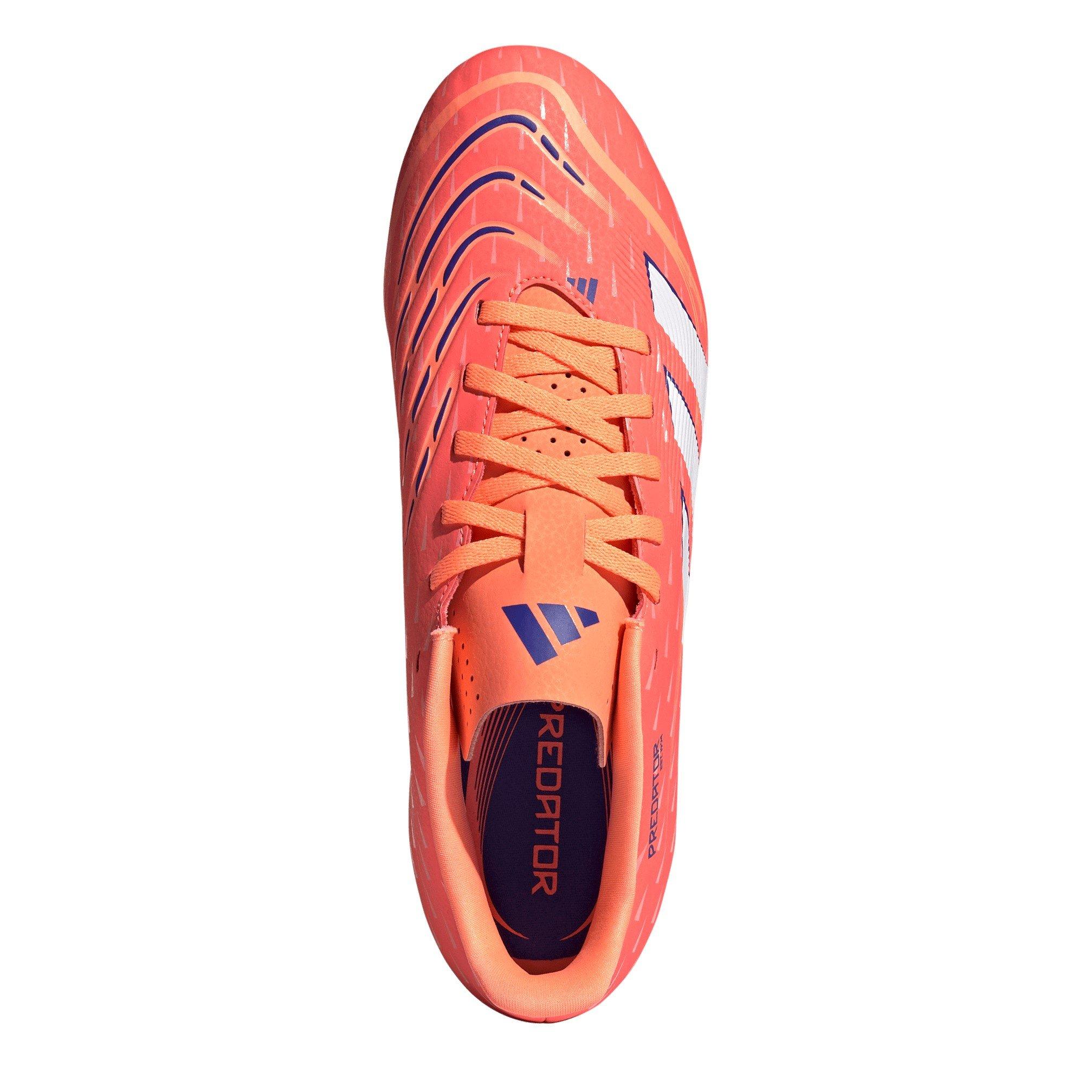 Coral/Wht/Ornge - adidas - Predator Club Firm Ground Football Boot - 5