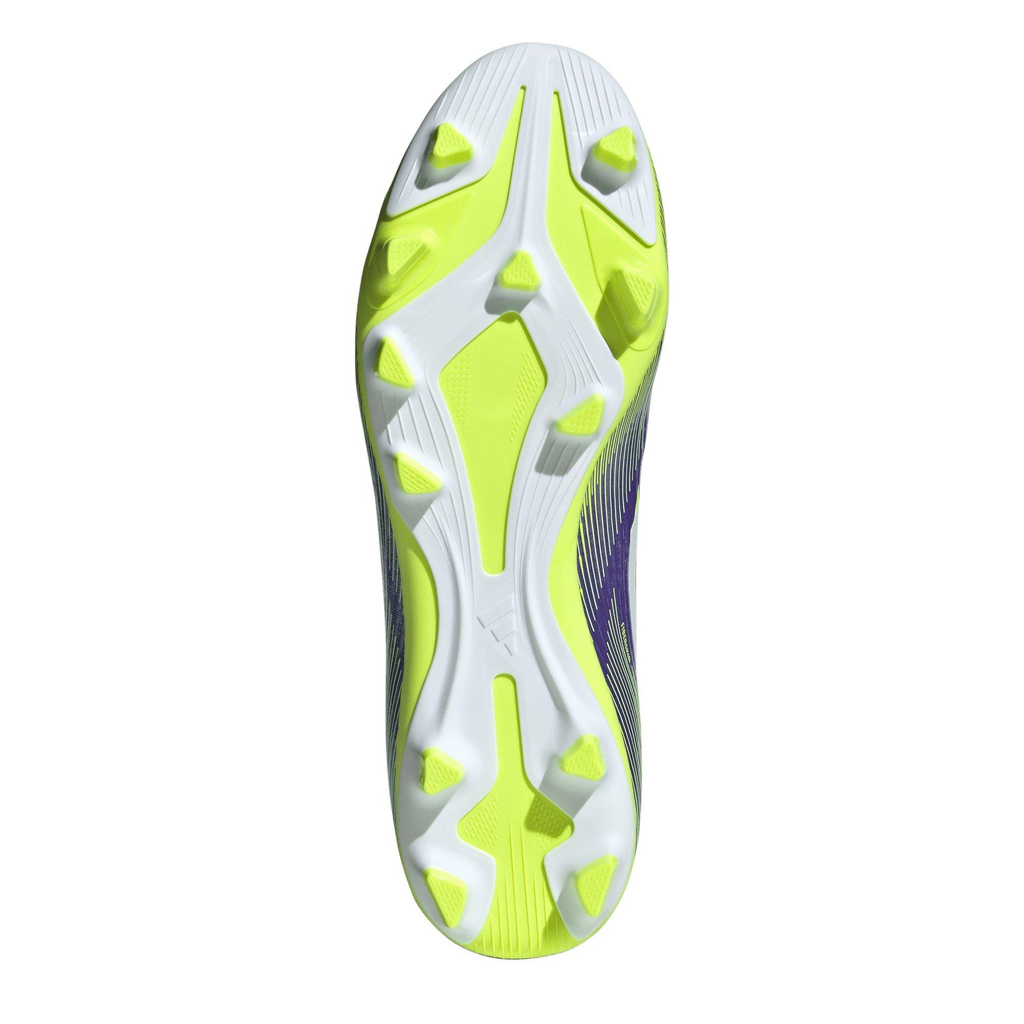 Purple/Lemon - adidas - Club Firm Ground Football Boot - 6