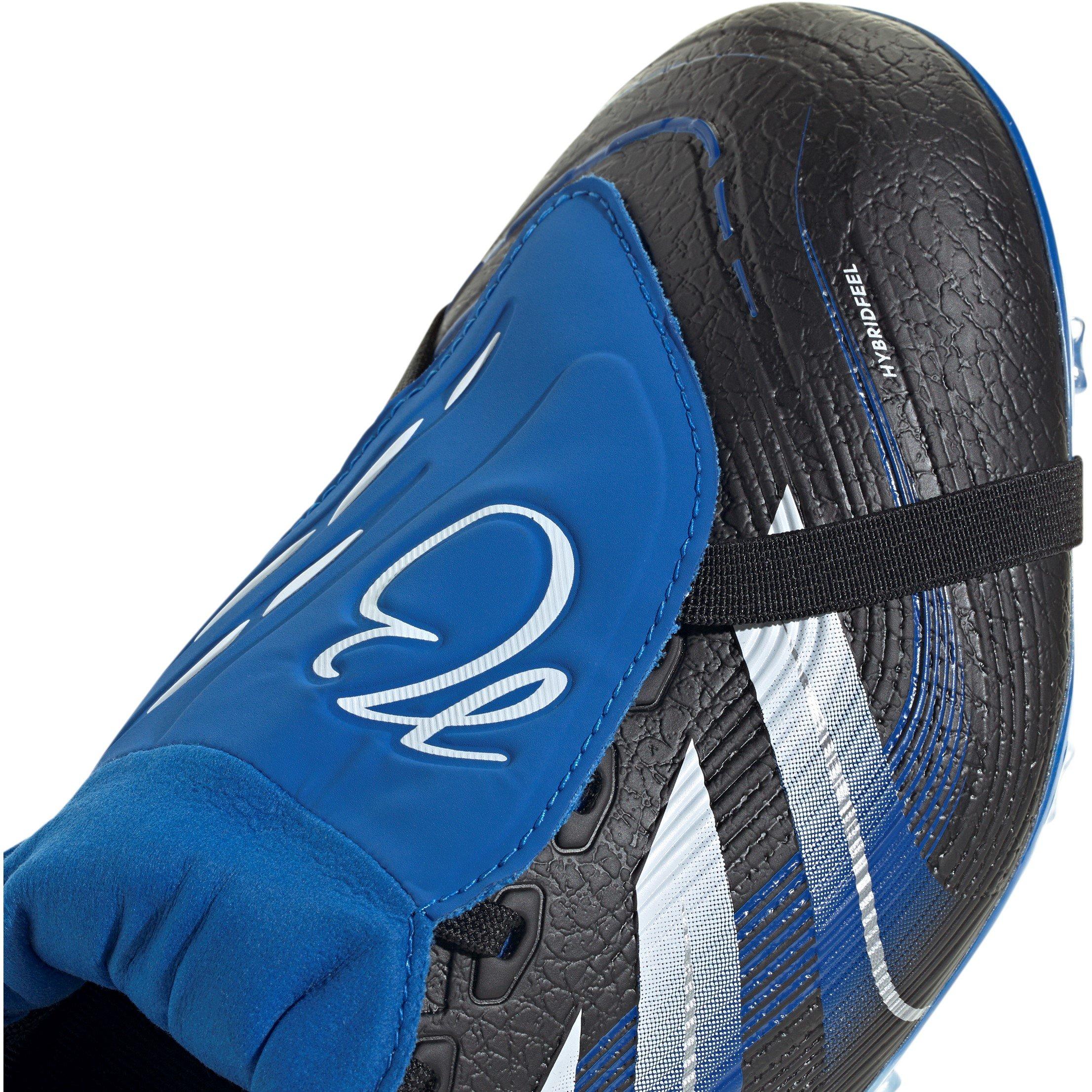 Blk/White/Blue - adidas - Predator League Fold-Over Firm Ground Boots - 8