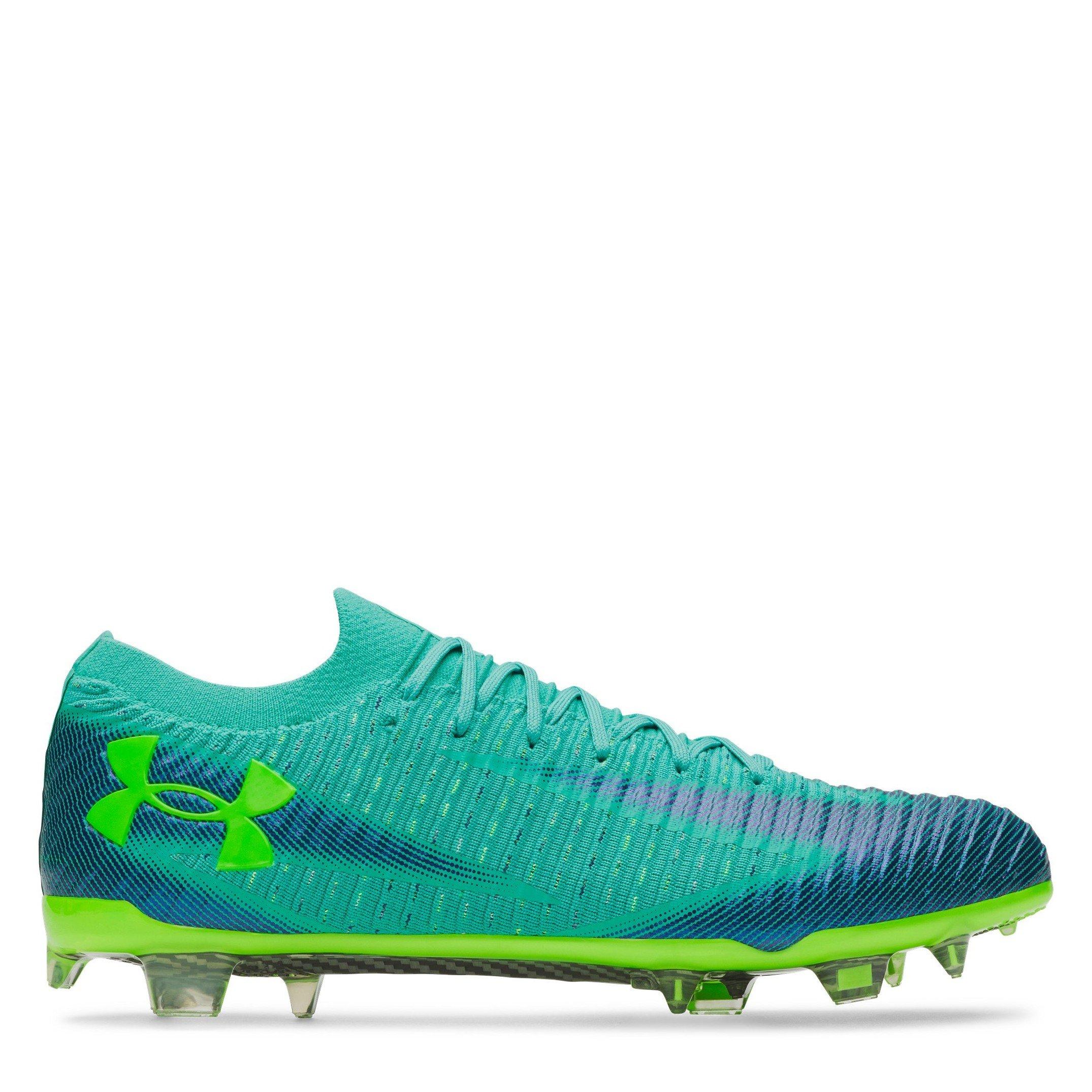 Green/Turquoise - Under Armour - Men's Shadow .1 Firm Ground Football Boots - 1