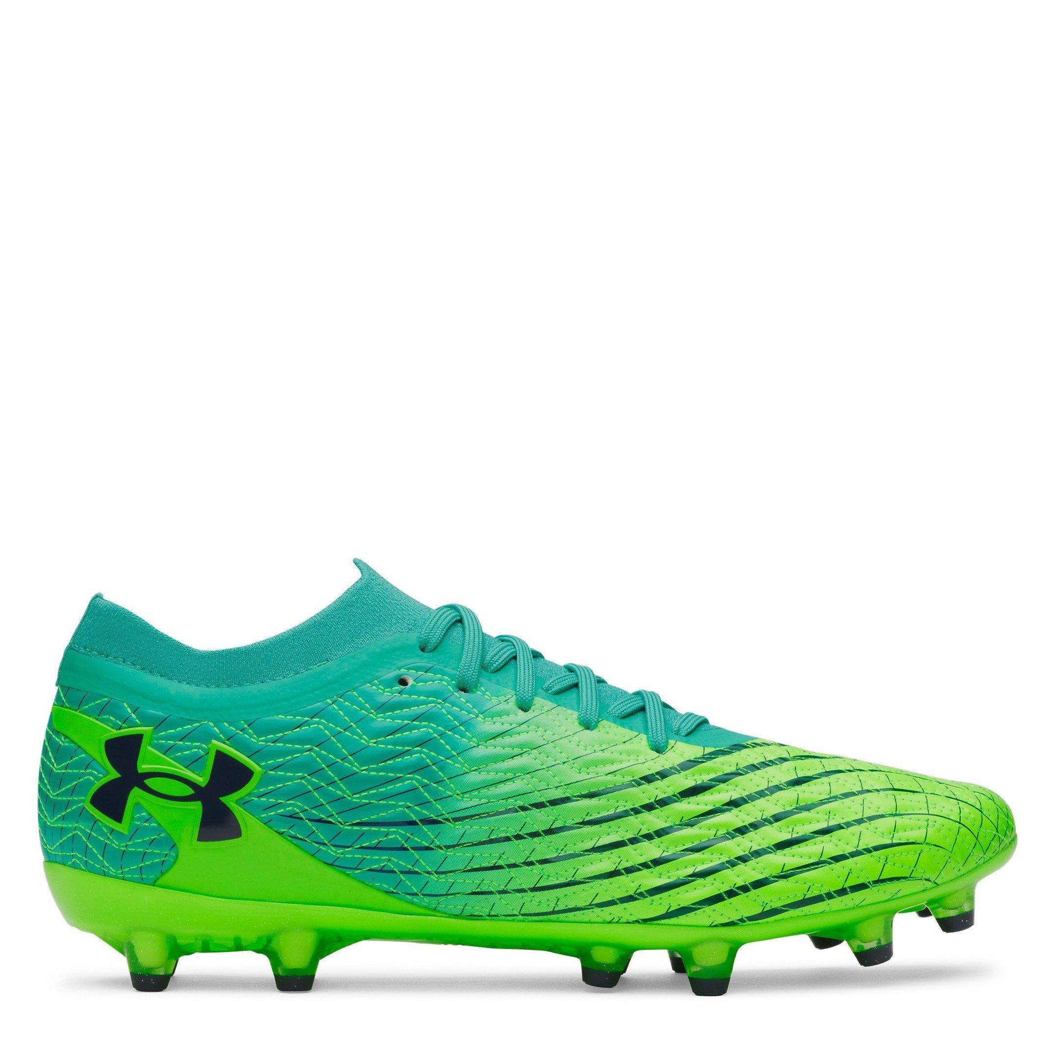 Under Armour Men's Magnetico .1 Firm Ground Football Boots - Green/Turquoise - 9 (44)
