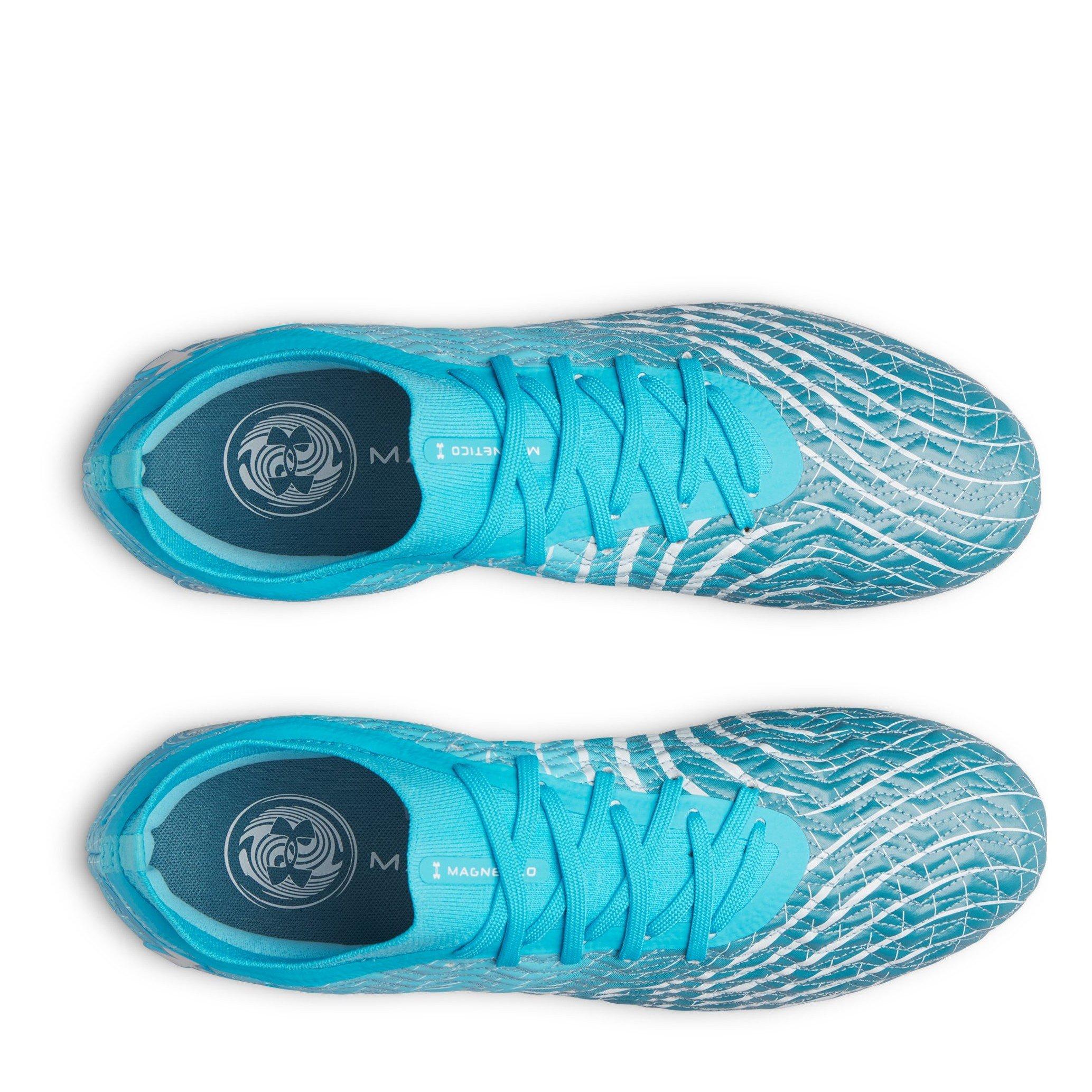 Blue/White - Under Armour - Mens Under Armour Magnetico .1 Firm Ground Football Boots - 4