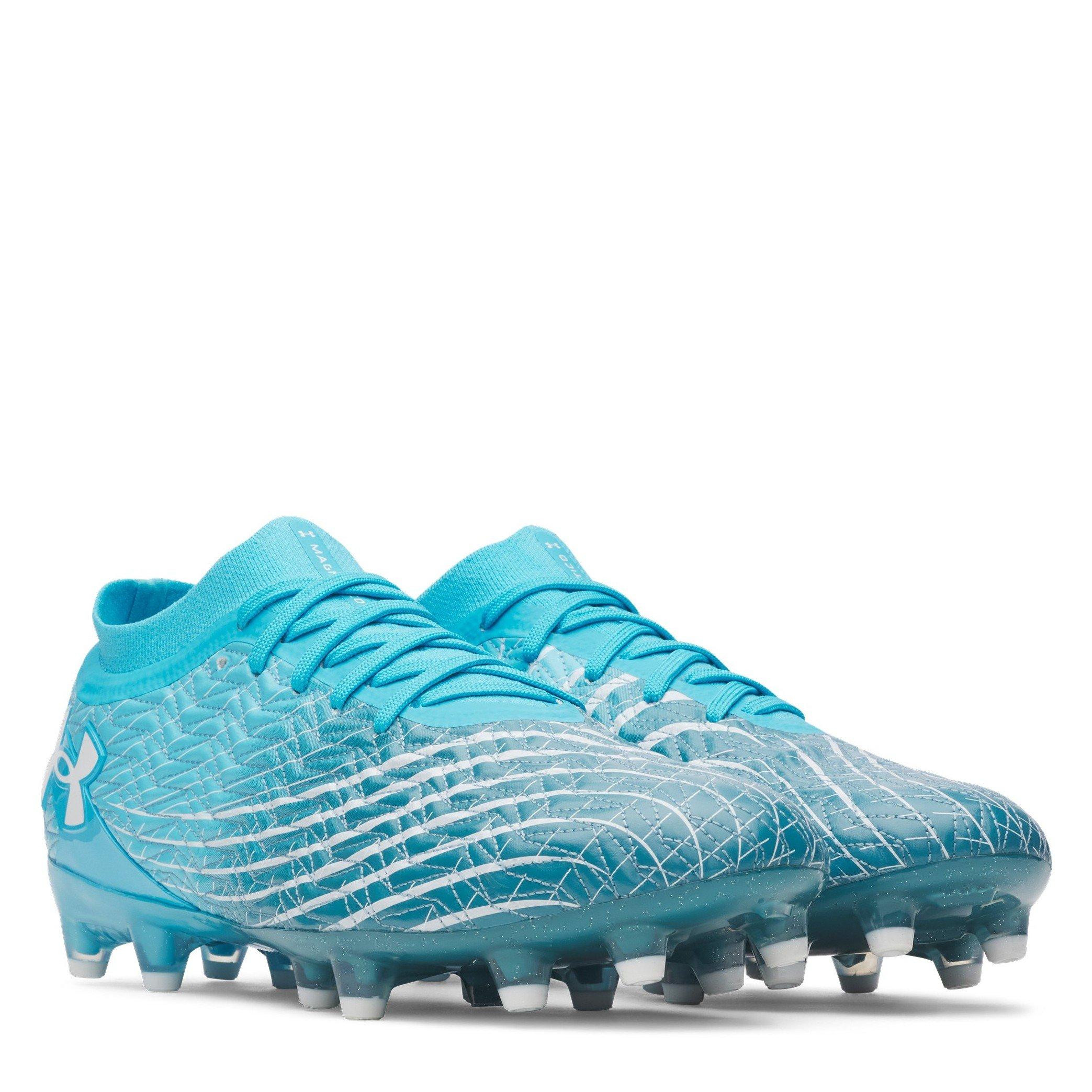 Blue/White - Under Armour - Mens Under Armour Magnetico .1 Firm Ground Football Boots - 5