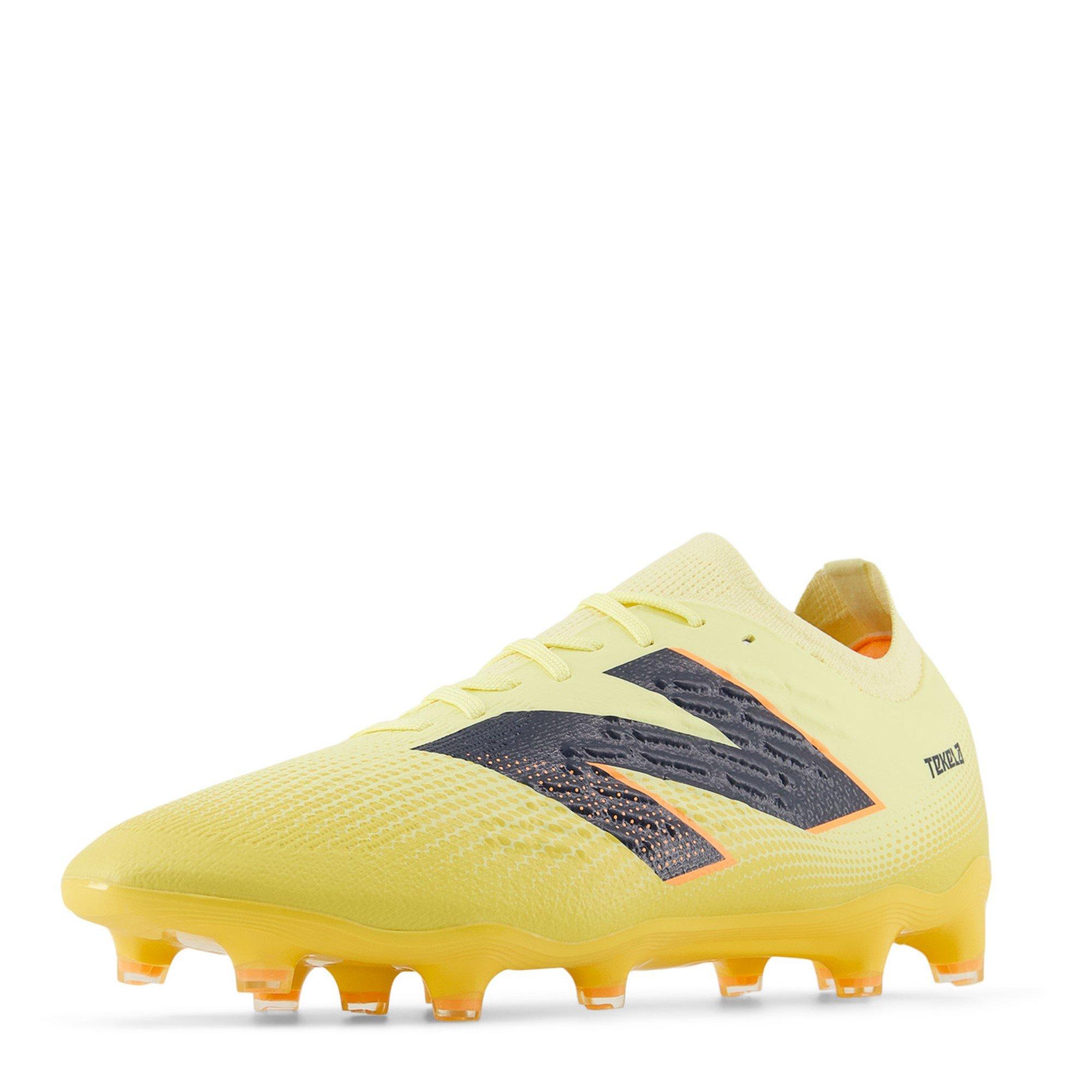 Orange/Sort - New Balance - Tekela V4+ Magia Firm Ground Football Boots - 5