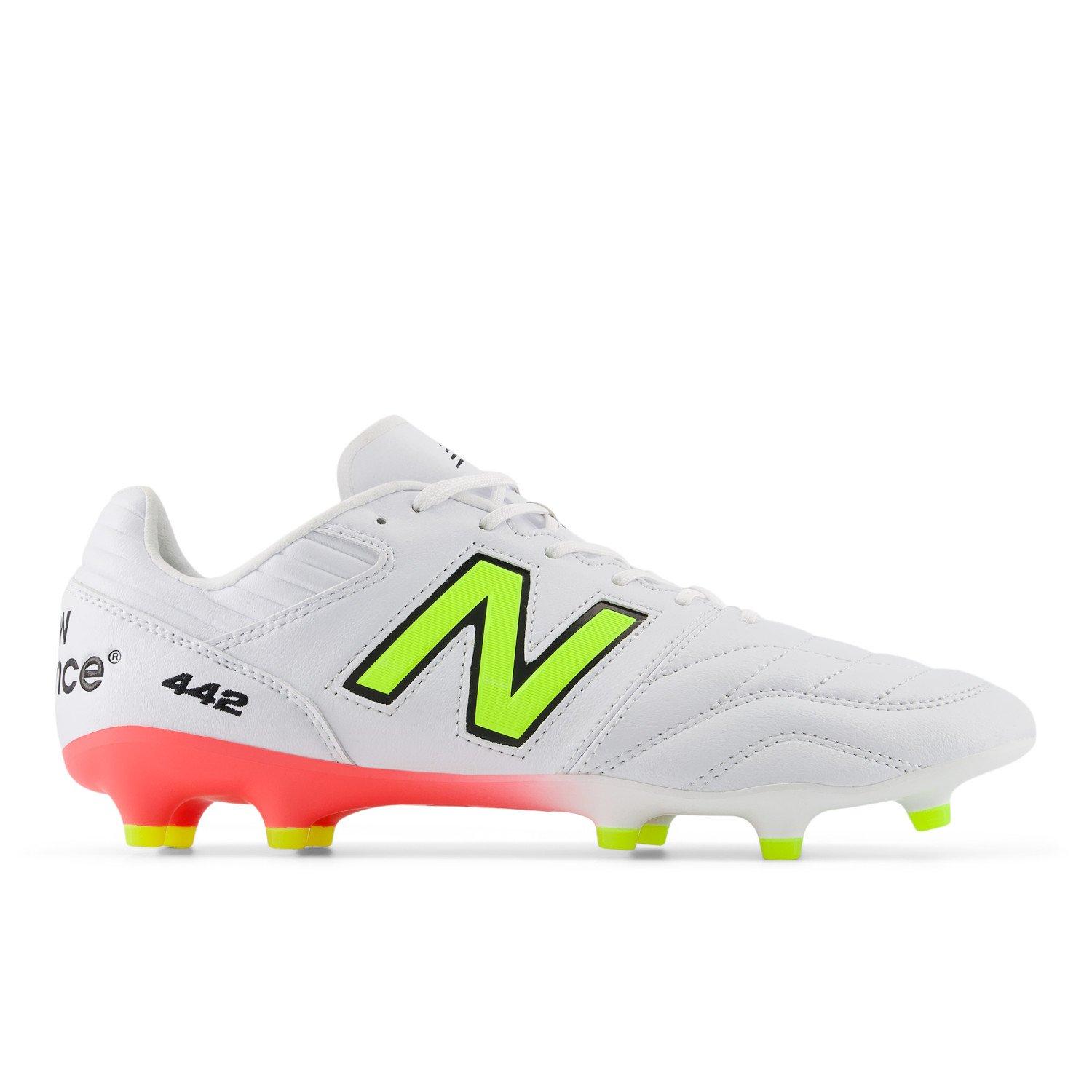 White/Volt - New Balance - 442 V2 Firm Ground Football Boots - 1