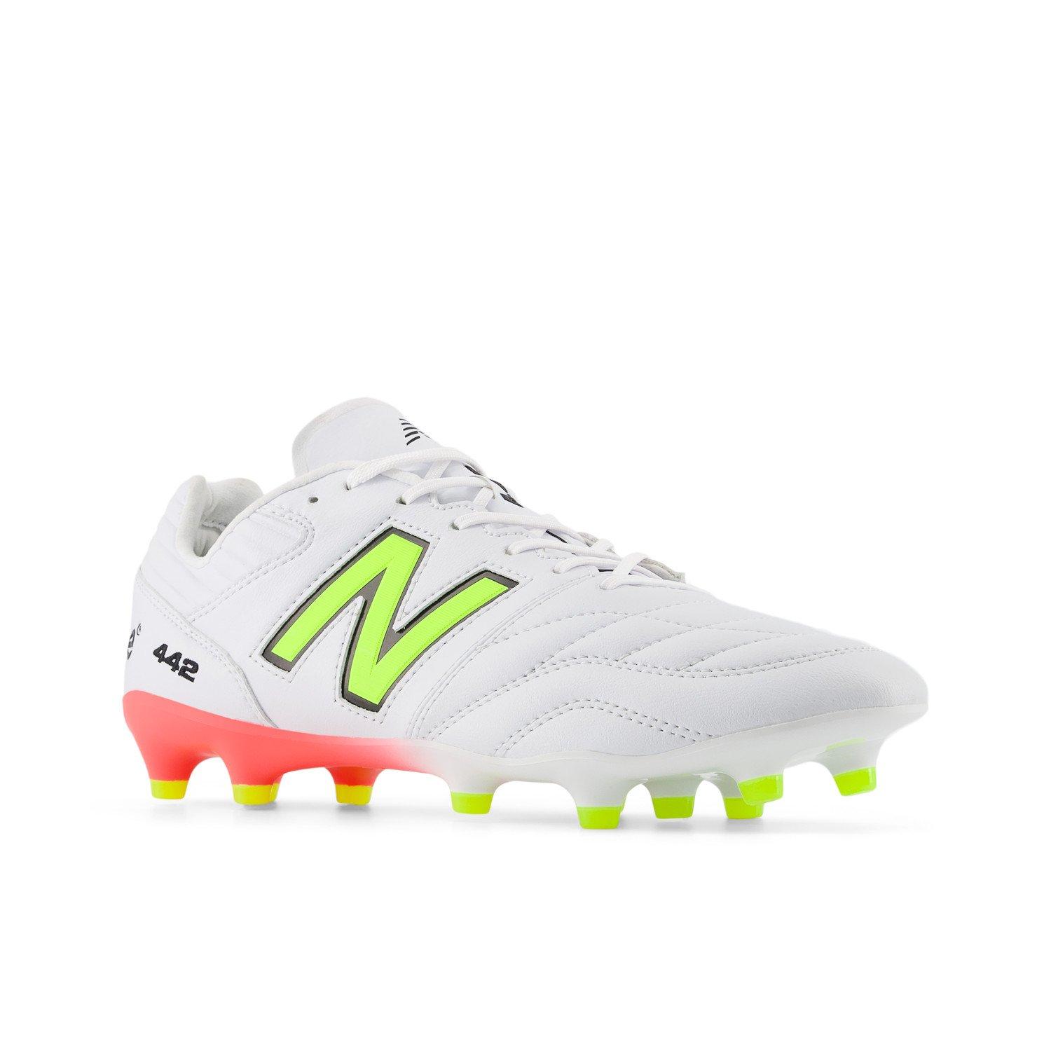 White/Volt - New Balance - 442 V2 Firm Ground Football Boots - 4