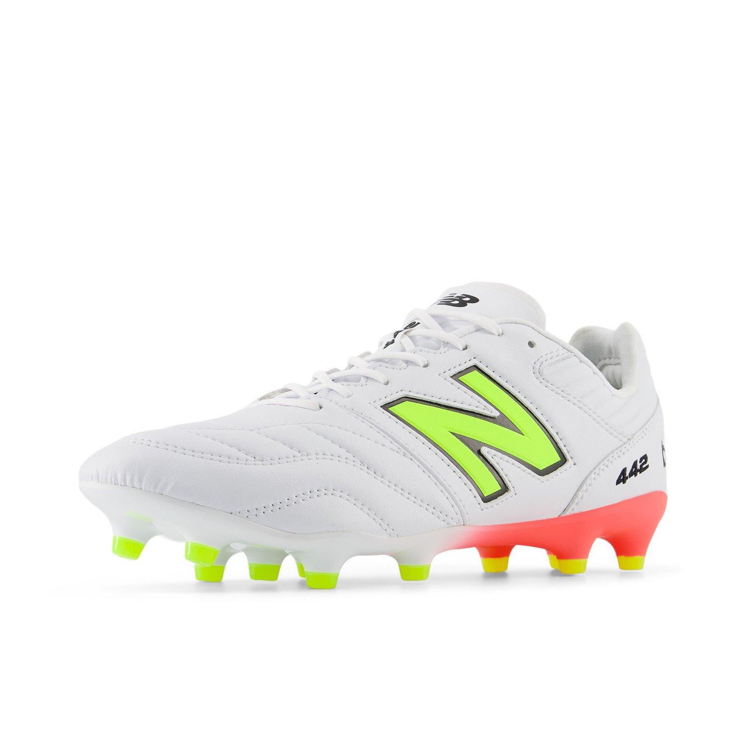 White/Volt - New Balance - 442 V2 Firm Ground Football Boots - 6