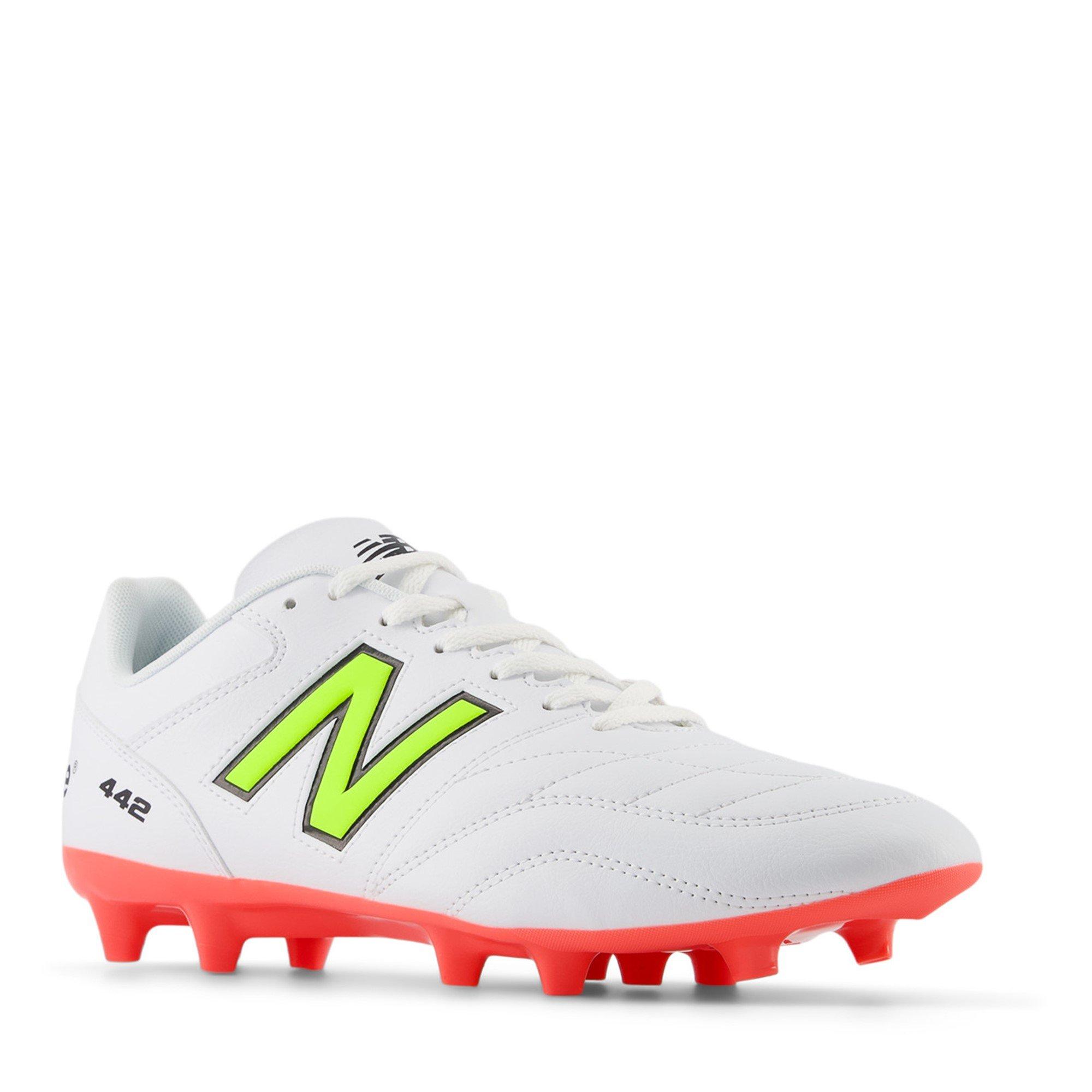 Weiß/Volt - New Balance - 442 V2 Firm Ground Football Boots - 4